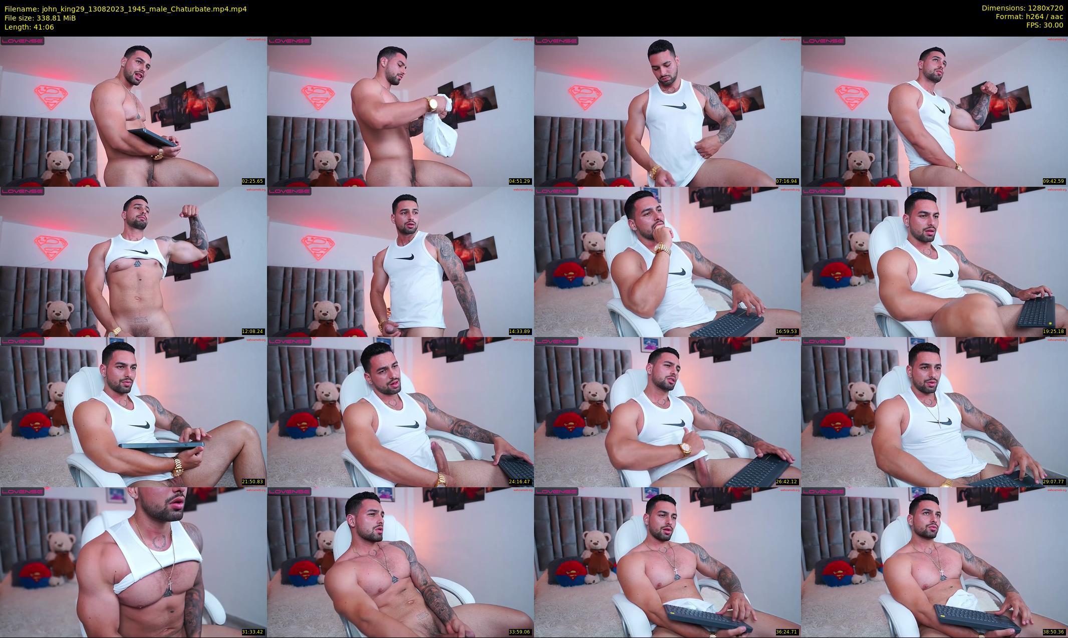 john_king29 — 42 minute Chaturbate male cam show recording, 720p, Aug 13, 2023