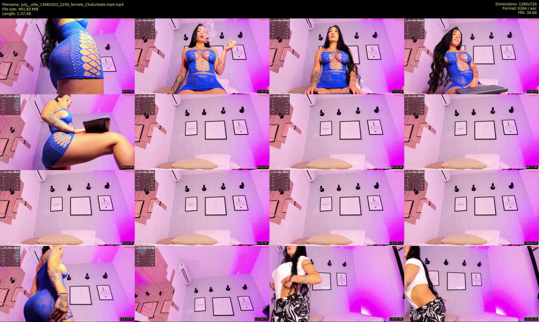 july__villa — 98 minute Chaturbate female cam show recording, 720p, Aug 13, 2023