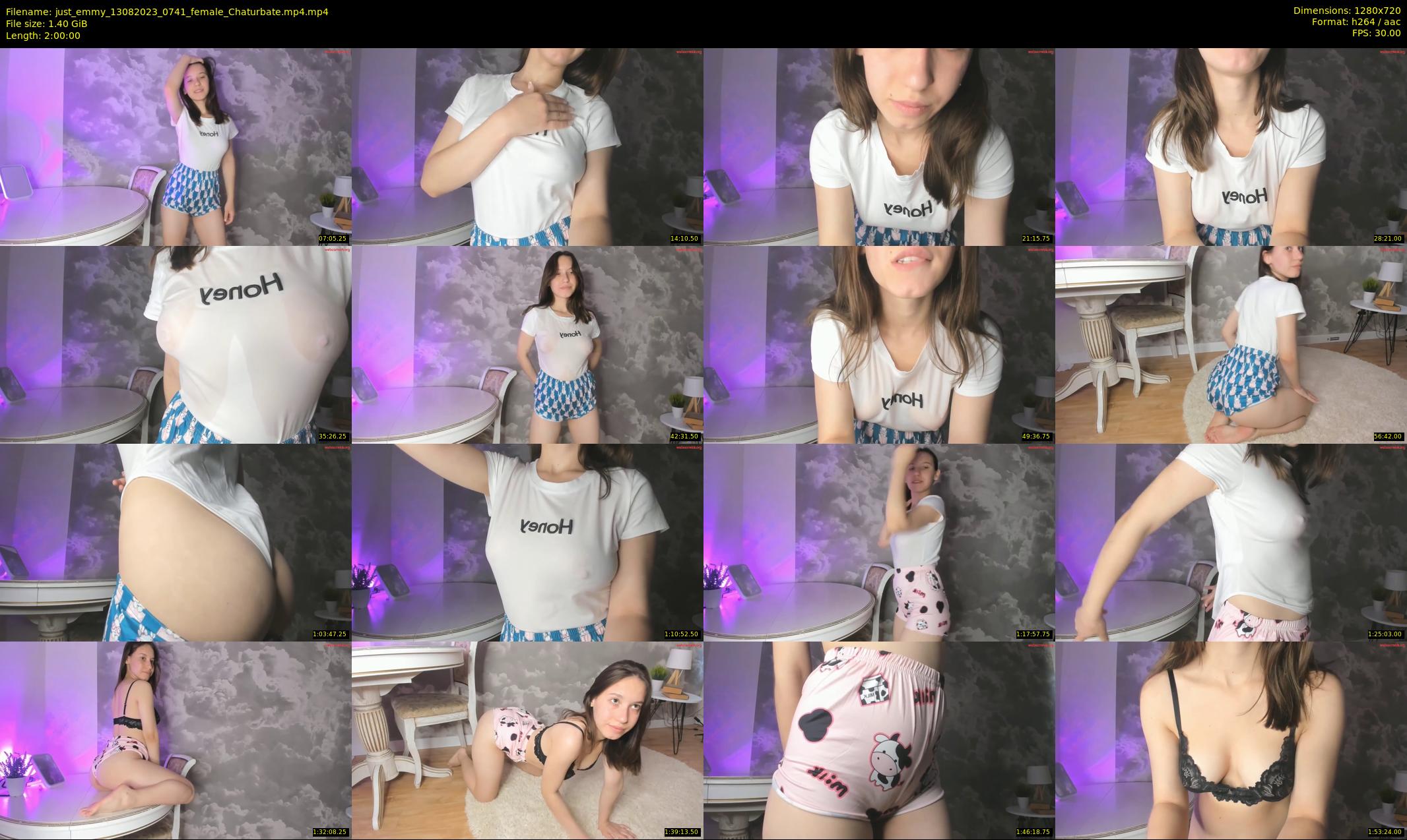 just_emmy — 120 minute Chaturbate female cam show recording, 720p, Aug 13, 2023