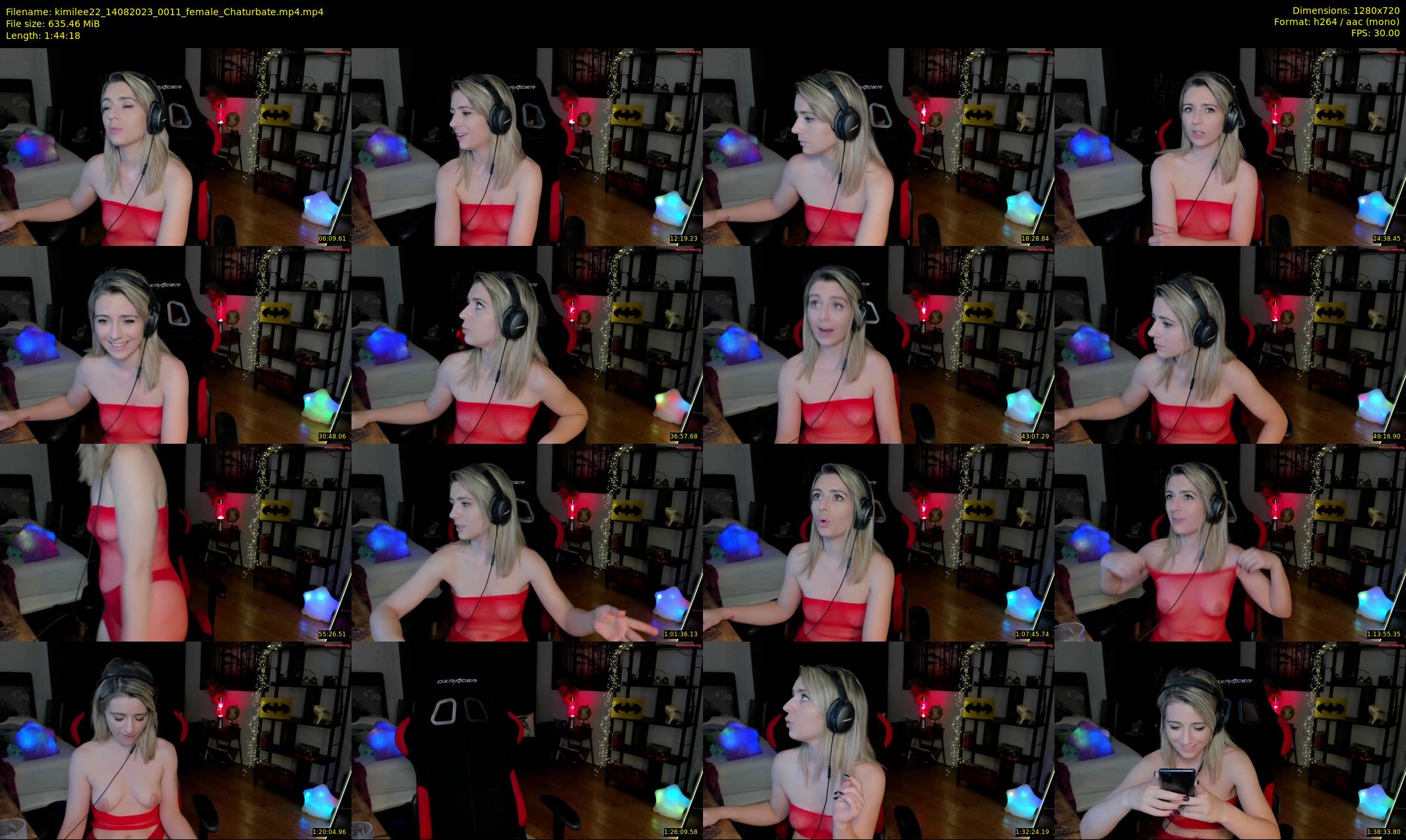 kimilee22 — 105 minute Chaturbate female cam show recording, 720p, Aug 14, 2023