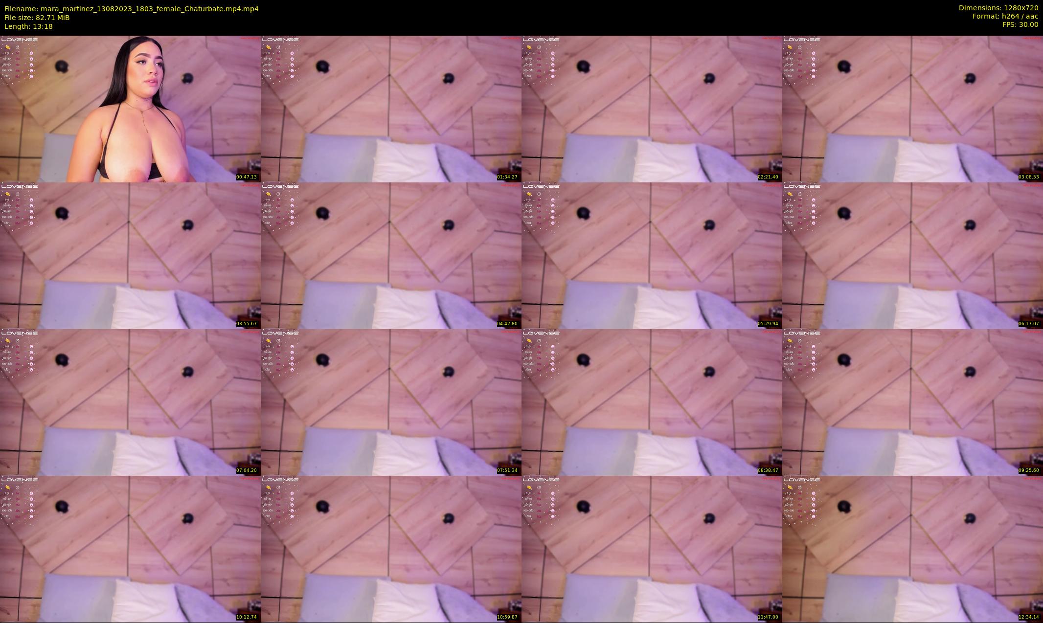 mara_martinez — 14 minute Chaturbate female cam show recording, 720p, Aug 13, 2023