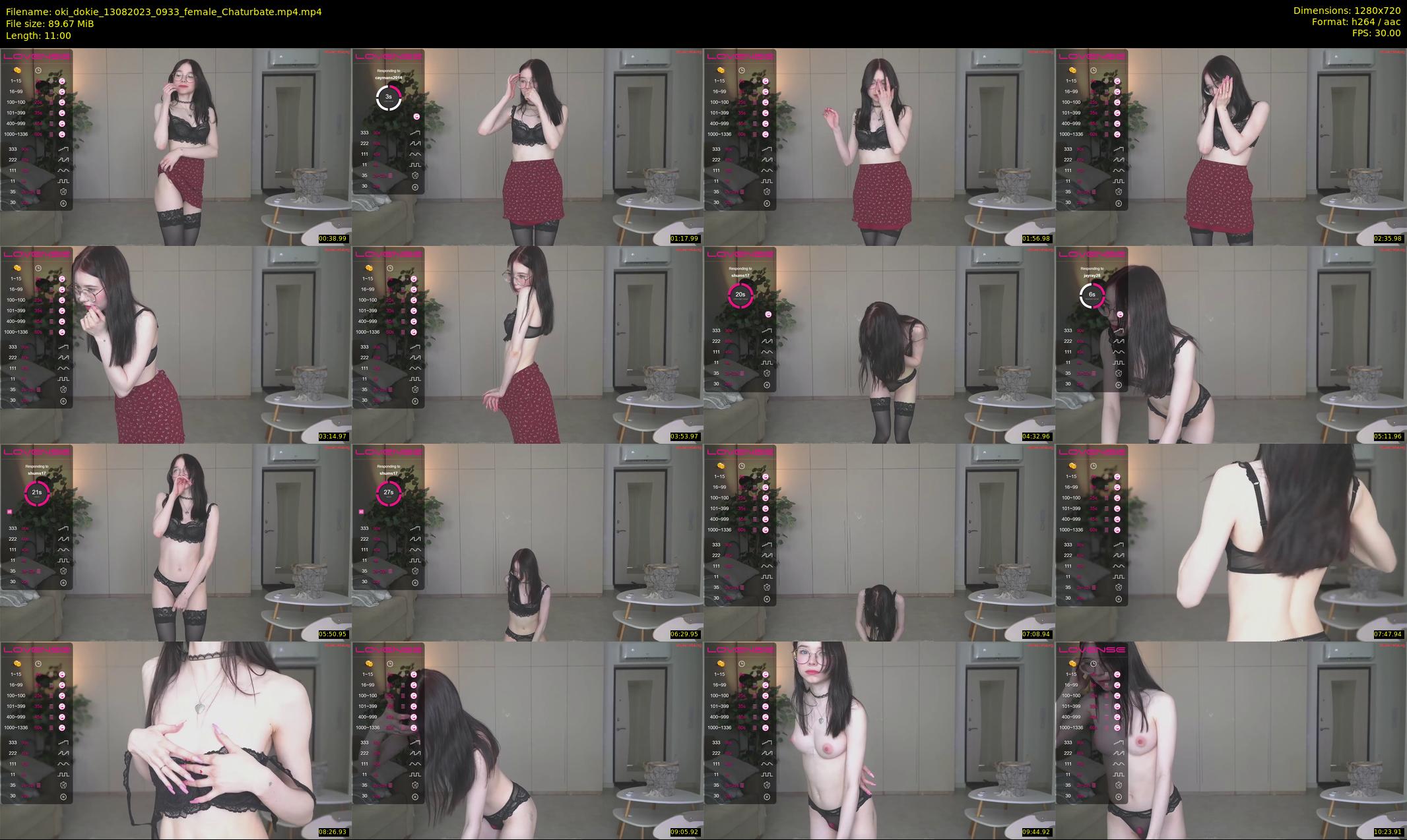 oki_dokie — 11 minute Chaturbate female cam show recording, 720p, Aug 13, 2023