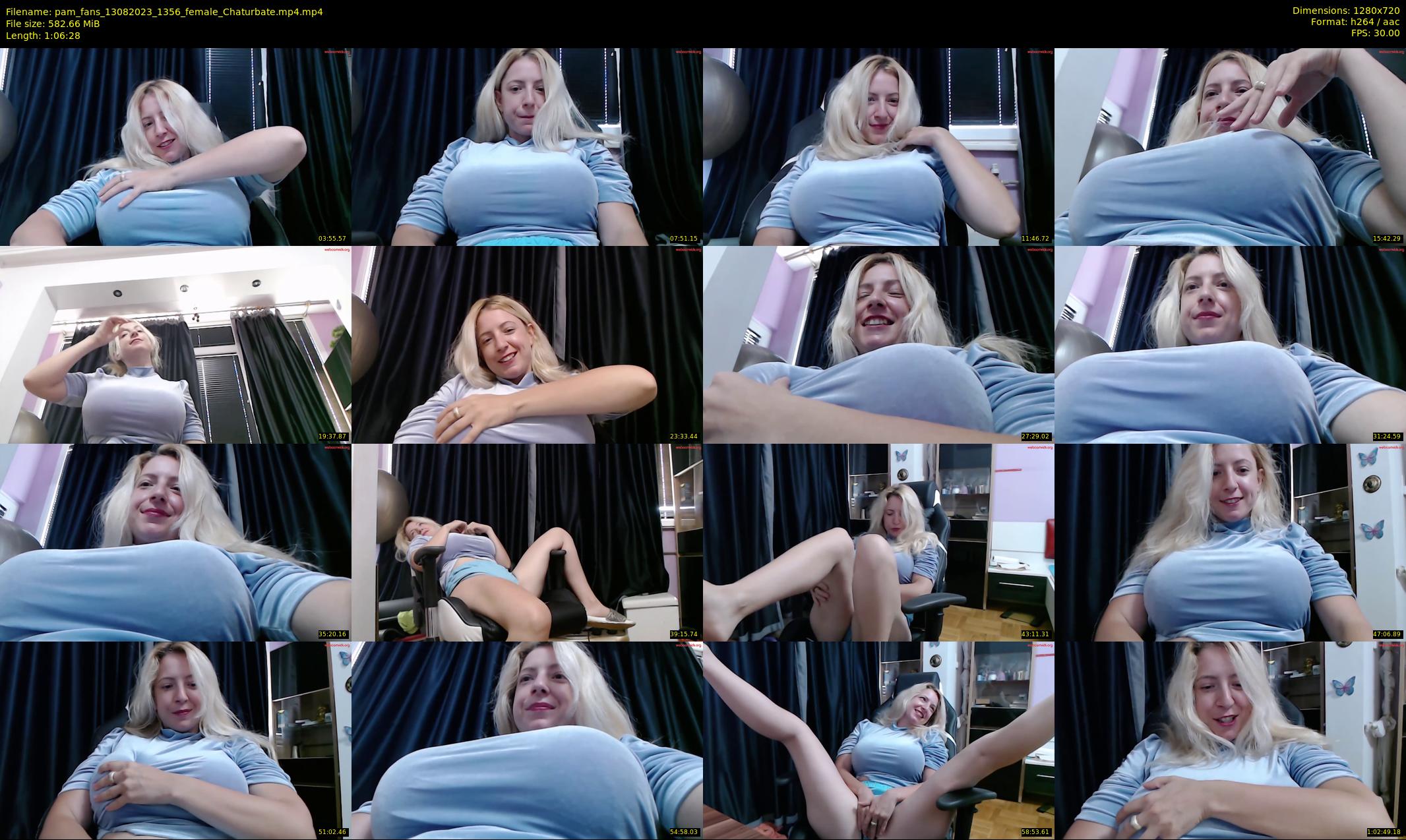 pam_fans — 67 minute Chaturbate female cam show recording, 720p, Aug 13, 2023