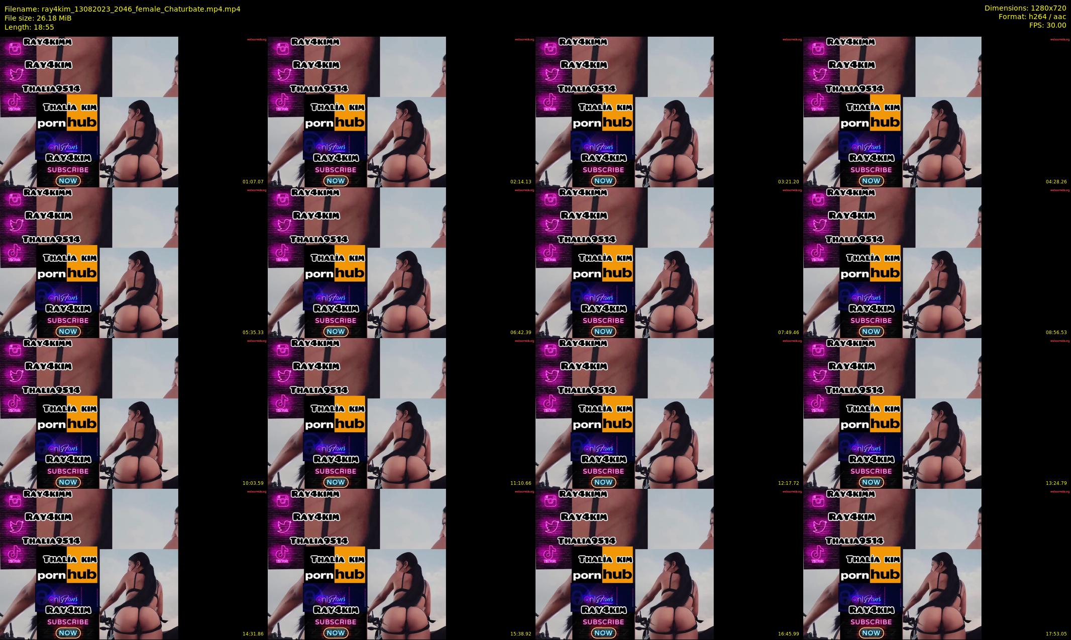 ray4kim — 19 minute Chaturbate couple cam show recording, 720p, Aug 13, 2023