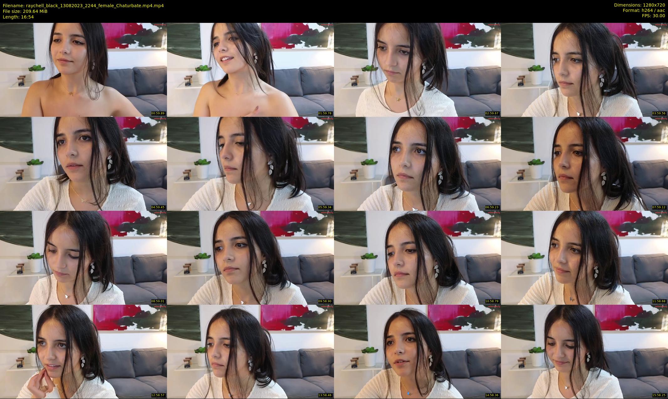 raychell_black — 17 minute Chaturbate female cam show recording, 720p, Aug 13, 2023