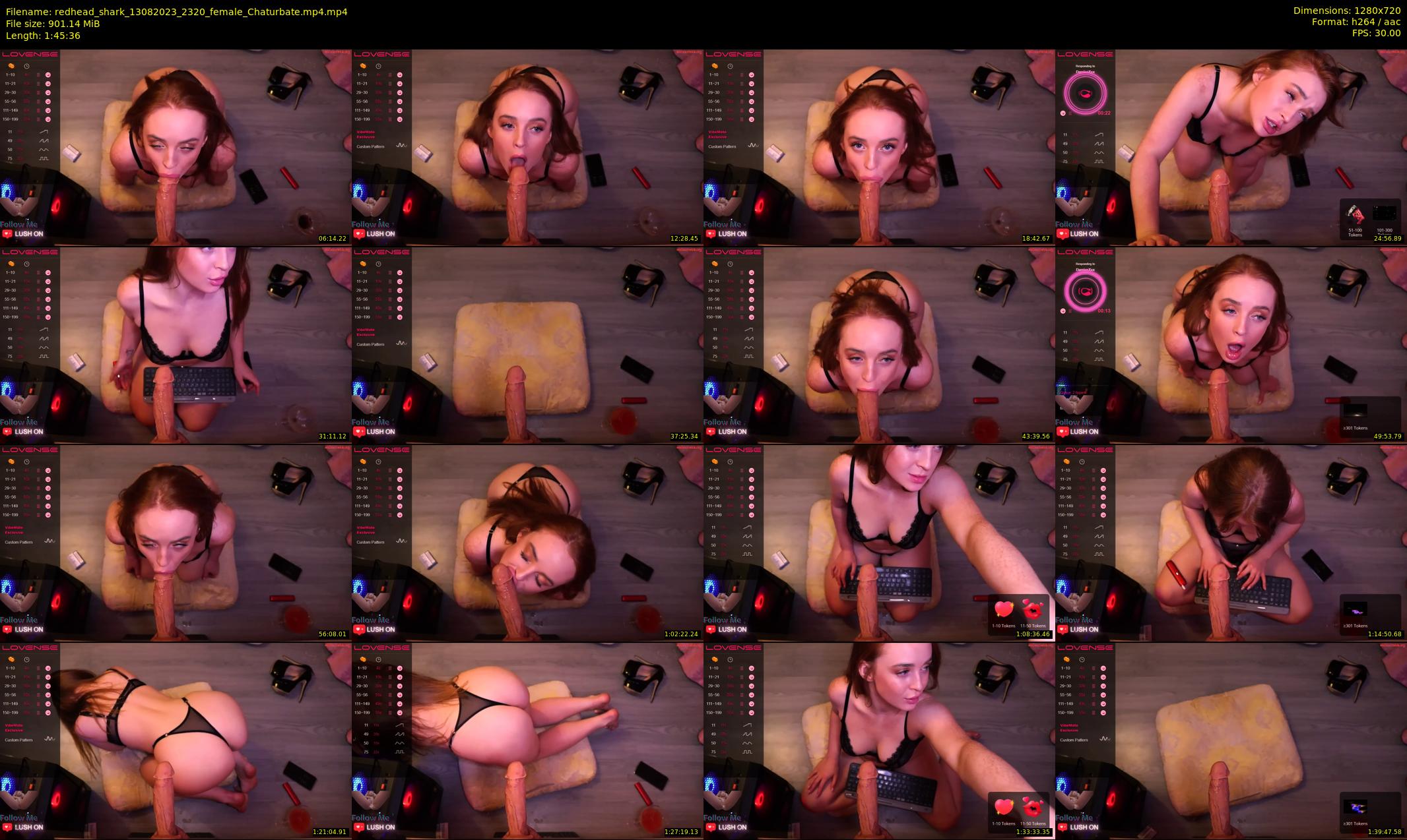 redhead_shark — 106 minute Chaturbate female cam show recording, 720p, Aug 13, 2023