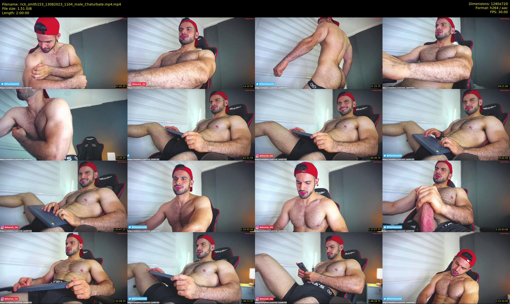 rick_smith153 — 120 minute Chaturbate male cam show recording, 720p, Aug 13, 2023