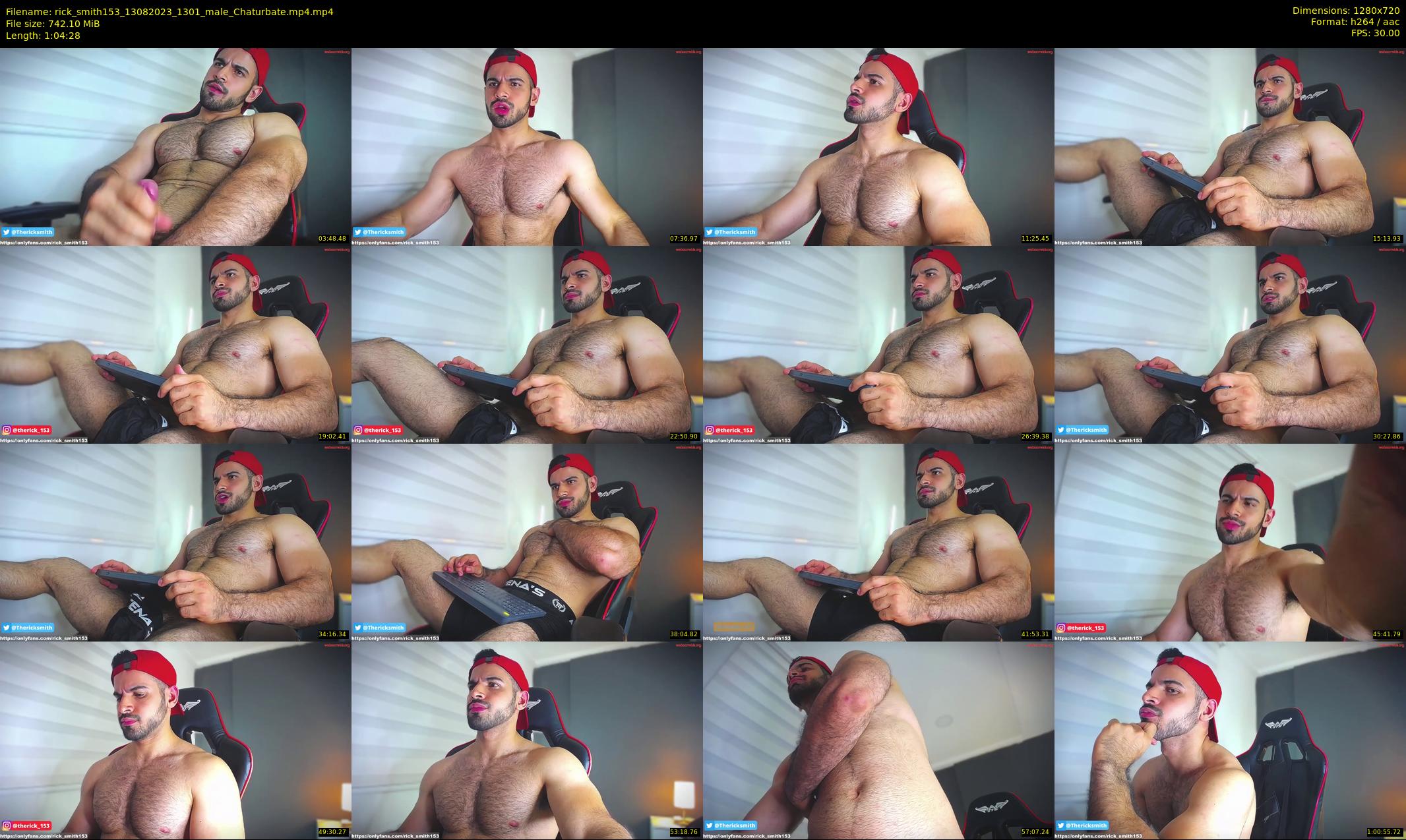 rick_smith153 — 65 minute Chaturbate male cam show recording, 720p, Aug 13, 2023
