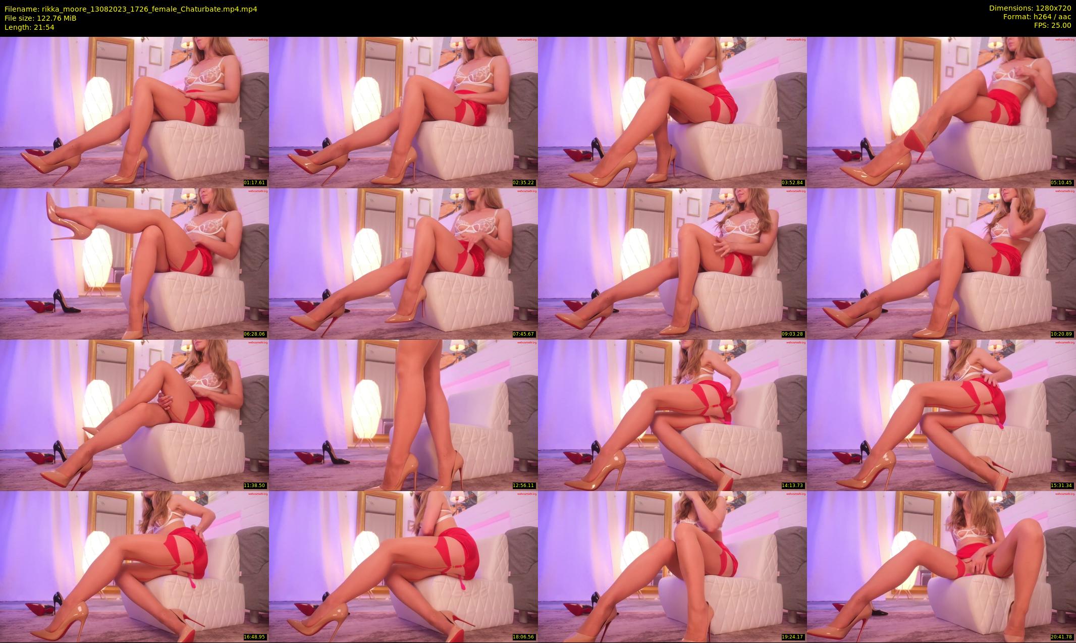 rikka_moore — 22 minute Chaturbate female cam show recording, 720p, Aug 13, 2023