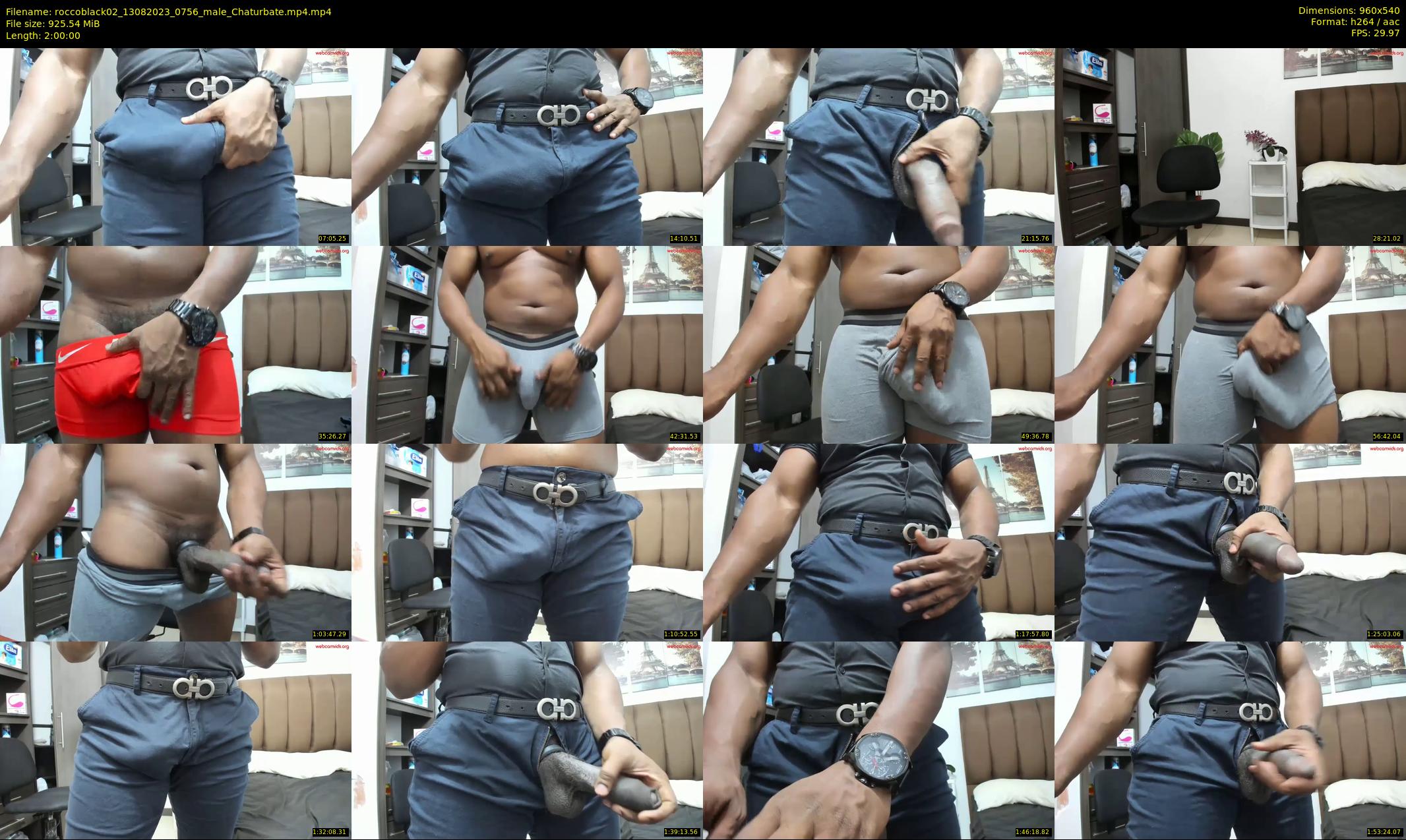 roccoblack02 — 120 minute Chaturbate male cam show recording, 480p, Aug 13, 2023