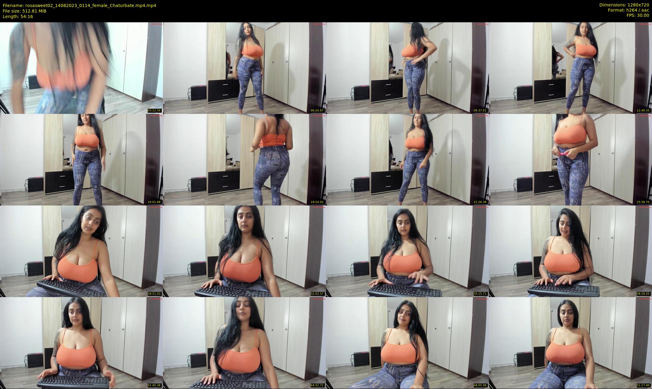 rosasweet02 — 55 minute Chaturbate female cam show recording, 720p, Aug 14, 2023