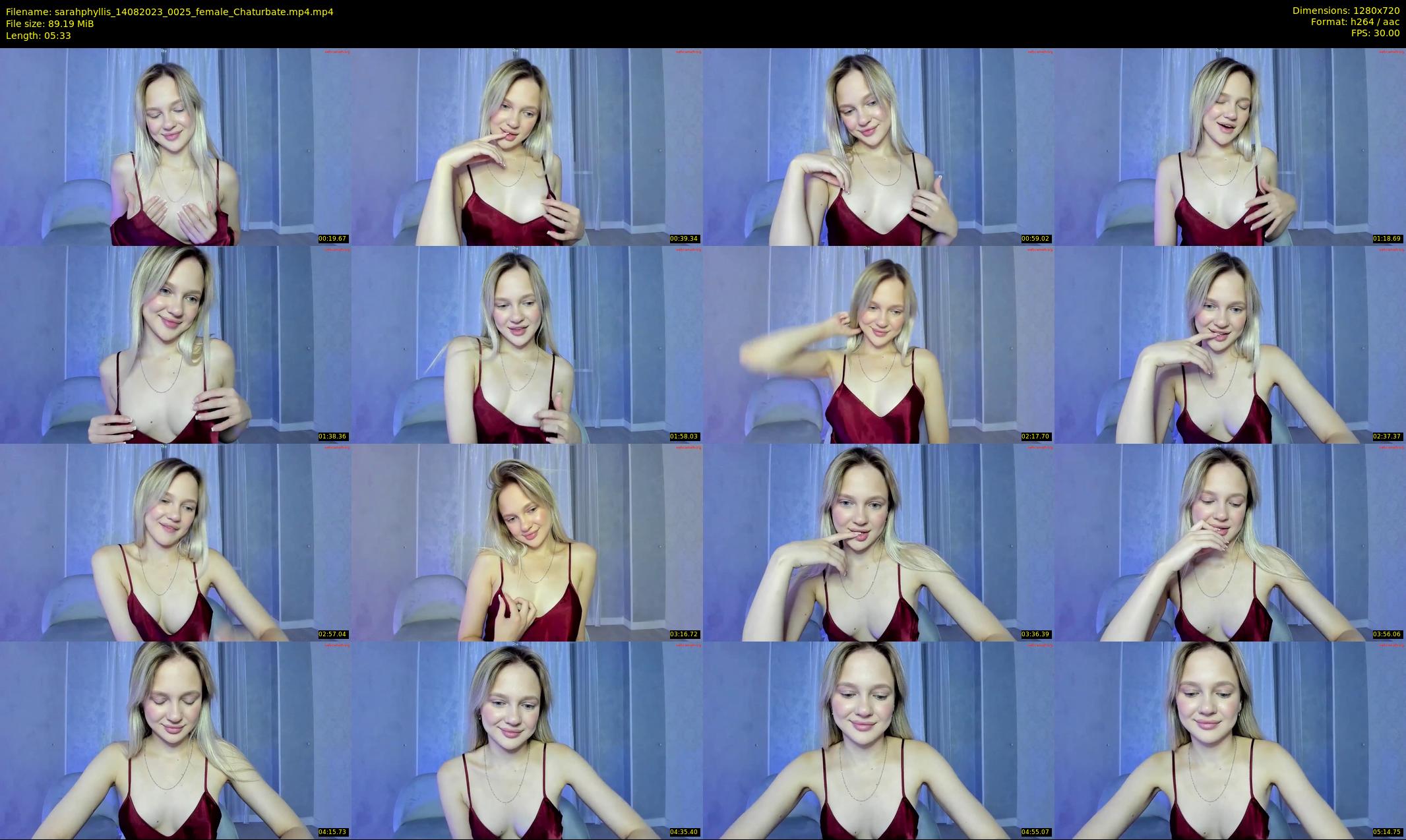 sarahphyllis — 6 minute Chaturbate female cam show recording, 720p, Aug 14, 2023