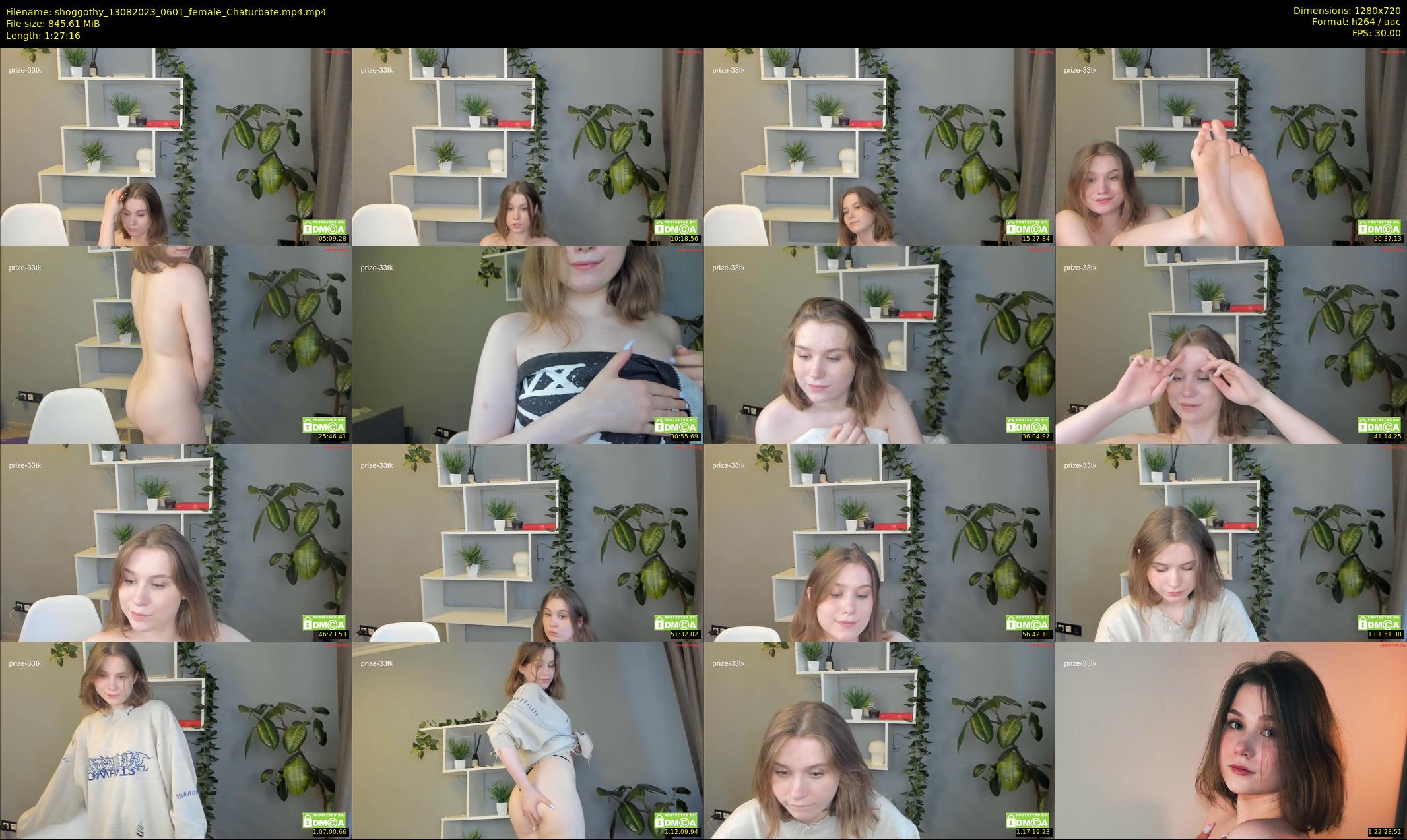 shoggothy — 88 minute Chaturbate female cam show recording, 720p, Aug 13, 2023