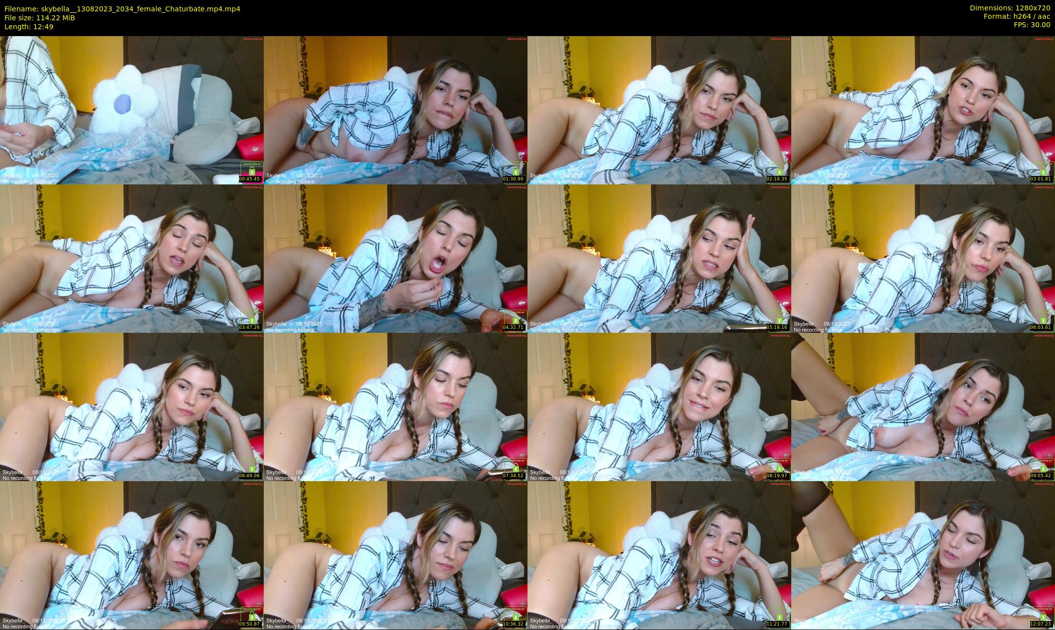 skybella_ — 13 minute Chaturbate female cam show recording, 720p, Aug 13, 2023