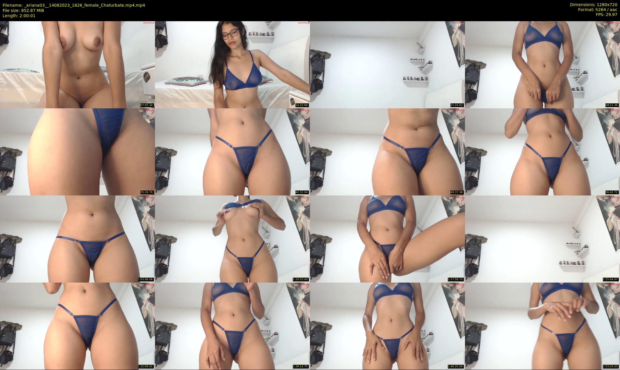 _ariana03_ — 121 minute Chaturbate female cam show recording, 720p, Aug 14, 2023