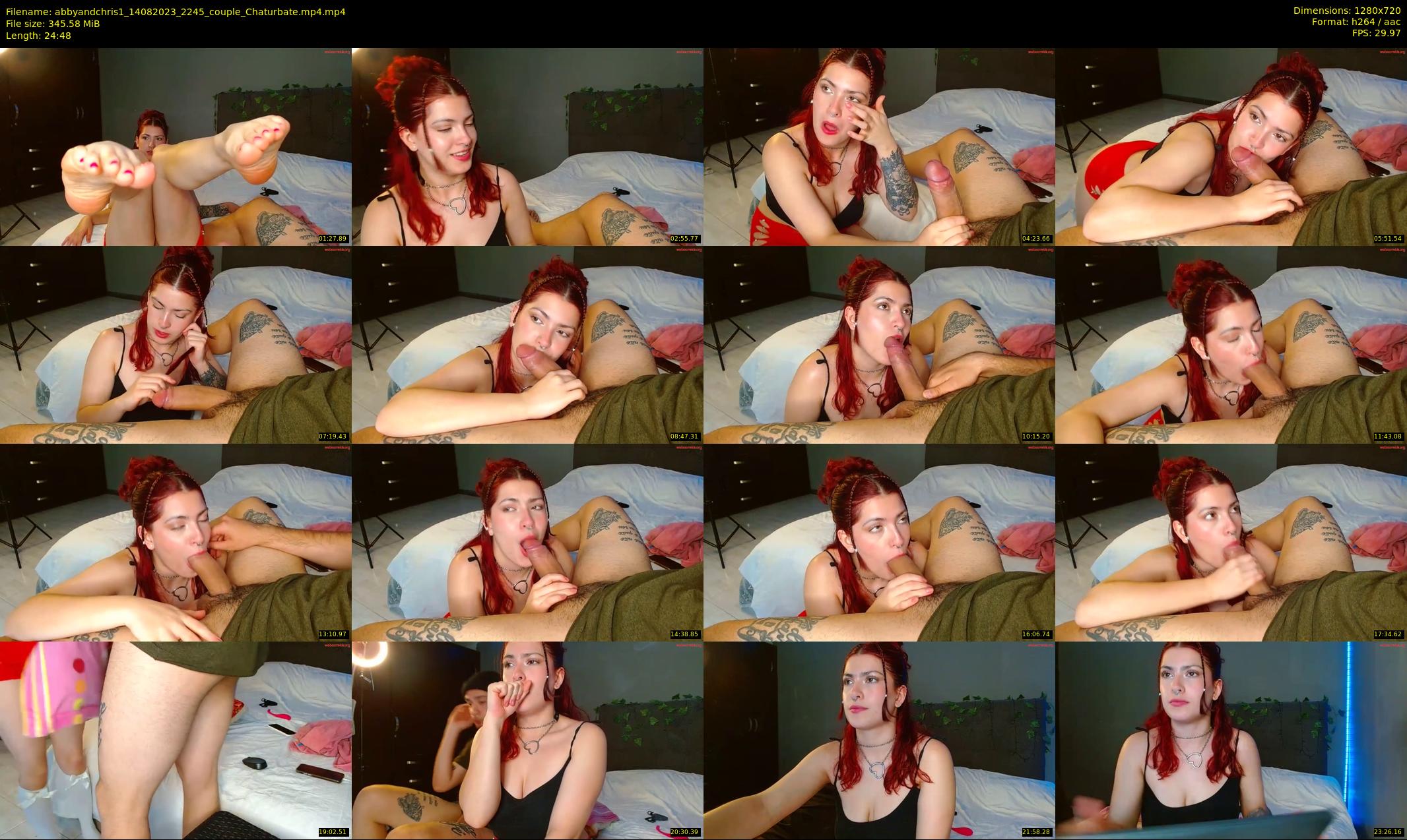 abbyandchris1 — 25 minute Chaturbate couple cam show recording, 720p, Aug 14, 2023