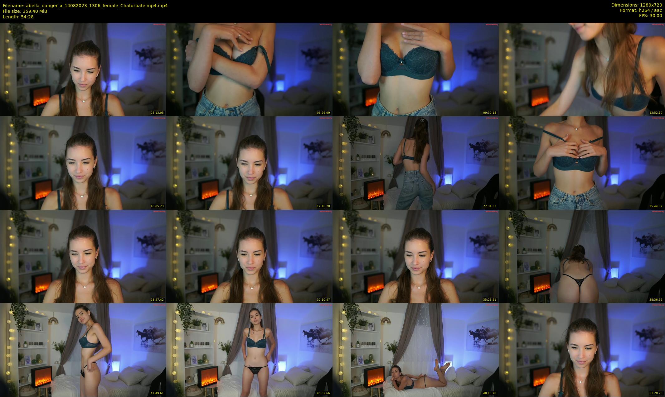 abella_danger_x — 55 minute Chaturbate female cam show recording, 720p, Aug 14, 2023