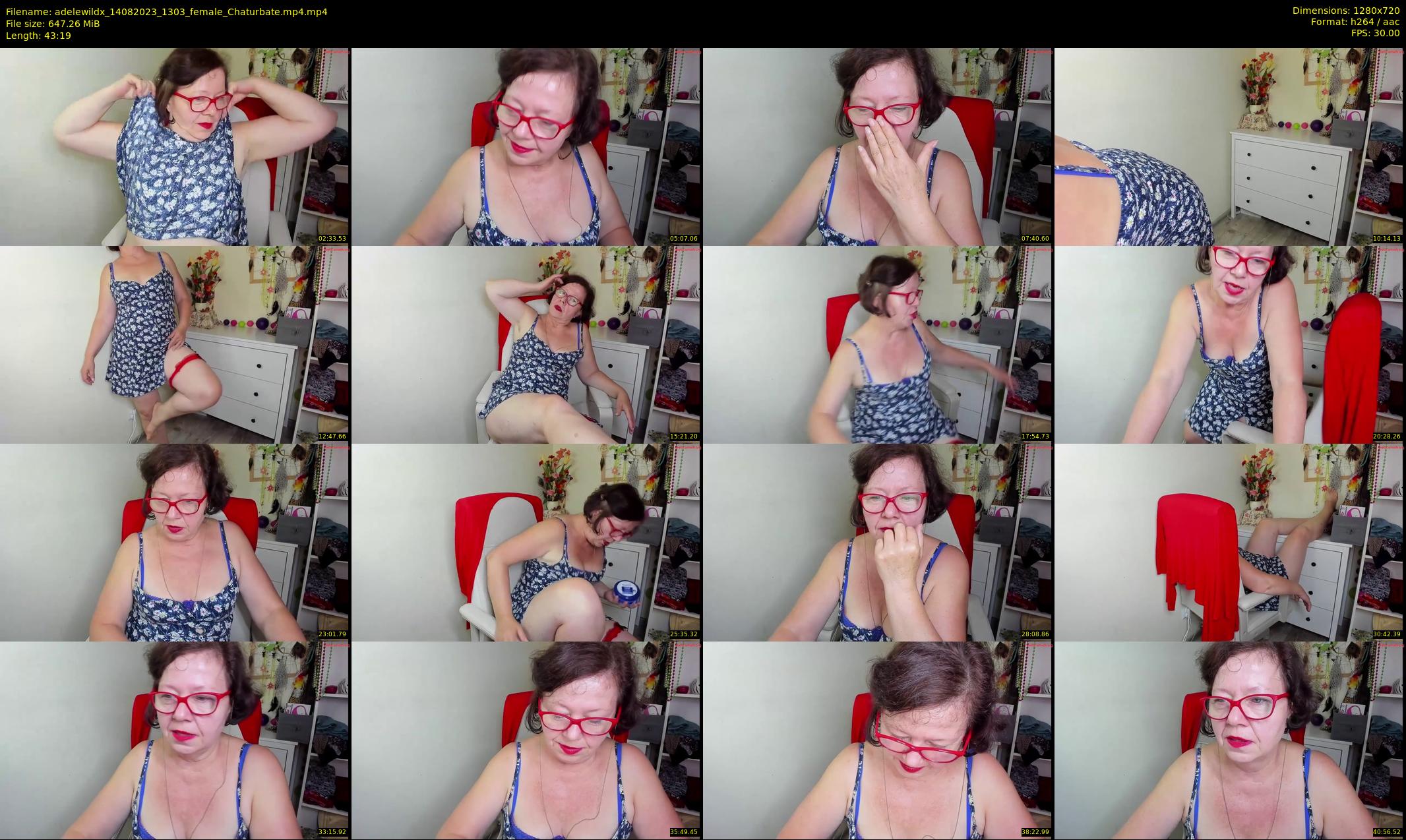 adelewildx — 44 minute Chaturbate female cam show recording, 720p, Aug 14, 2023