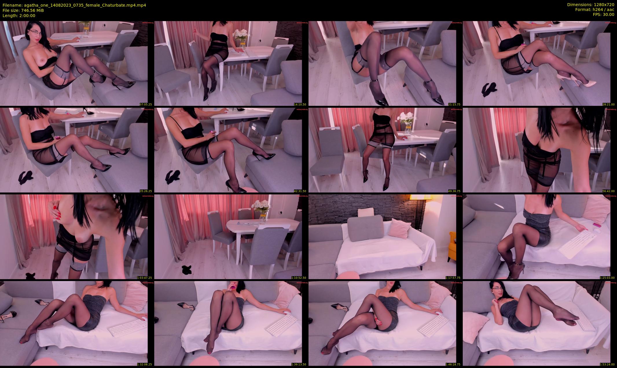 agatha_one — 120 minute Chaturbate female cam show recording, 720p, Aug 14, 2023