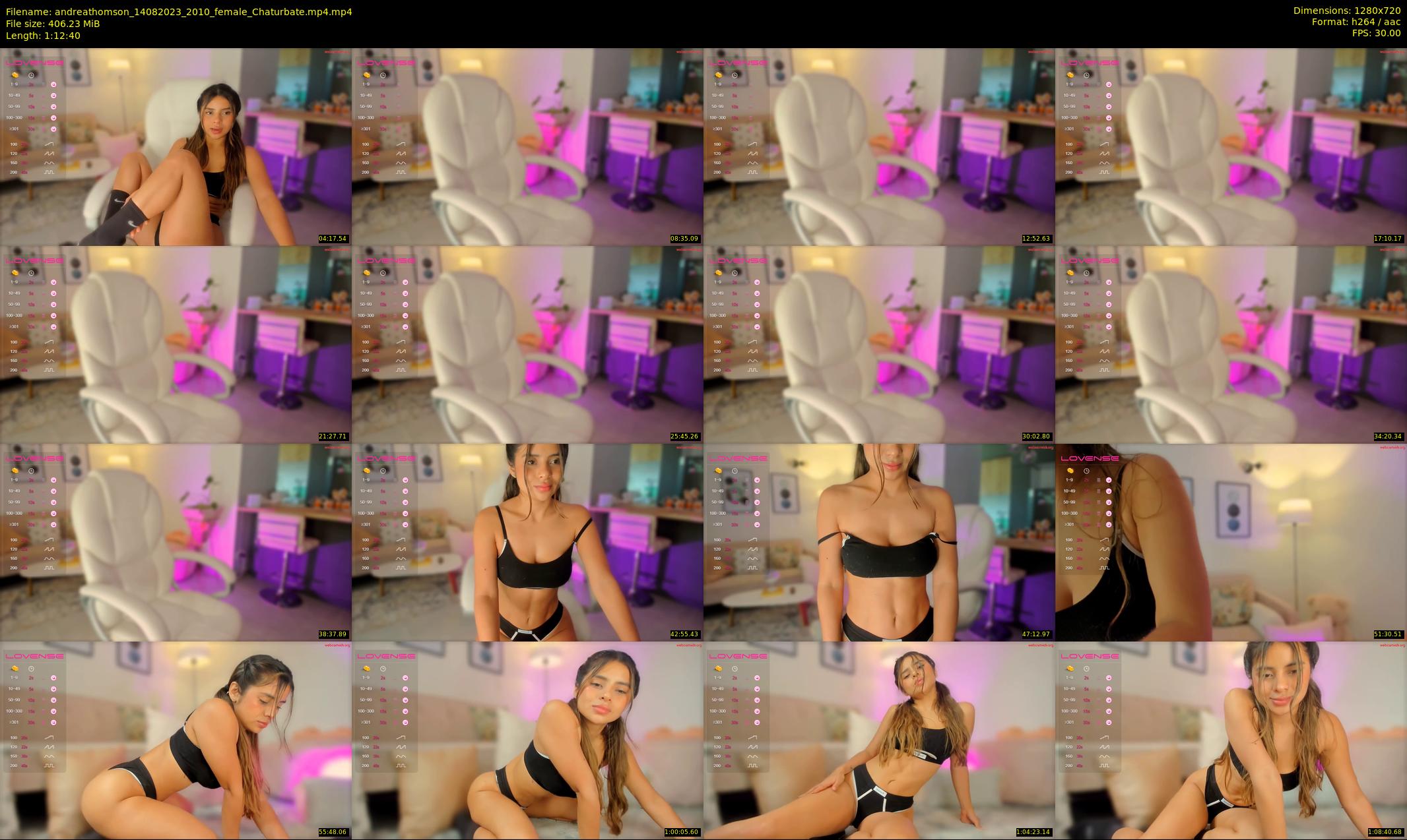 andreathomson — 73 minute Chaturbate female cam show recording, 720p, Aug 14, 2023