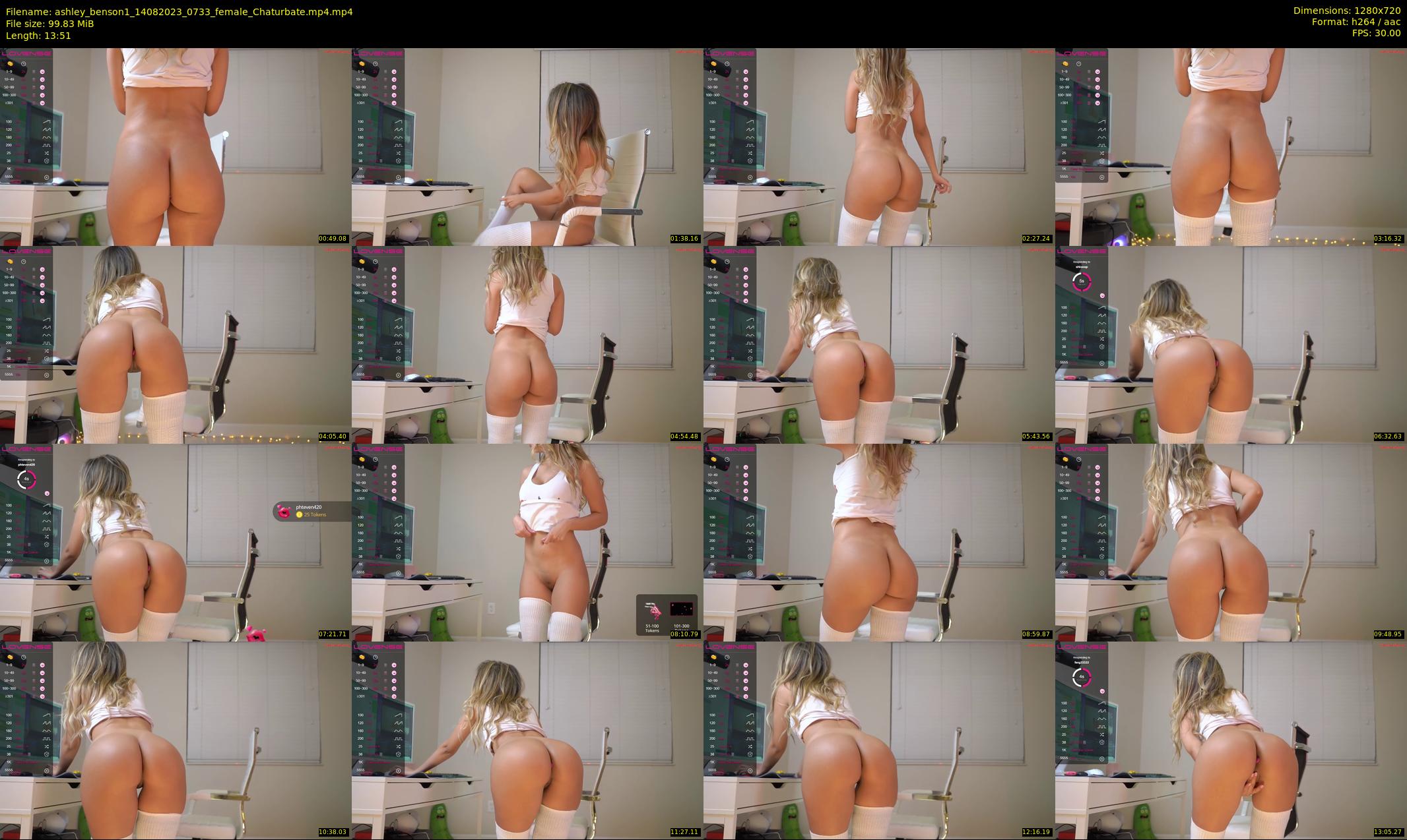 ashley_benson1 — 14 minute Chaturbate female cam show recording, 720p, Aug 14, 2023