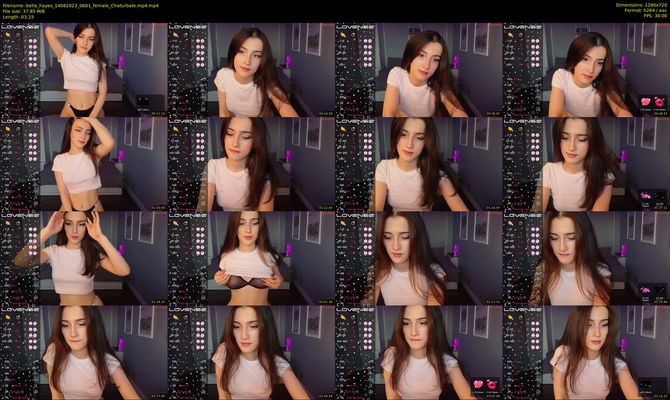 bella_hayes — 4 minute Chaturbate female cam show recording, 720p, Aug 14, 2023
