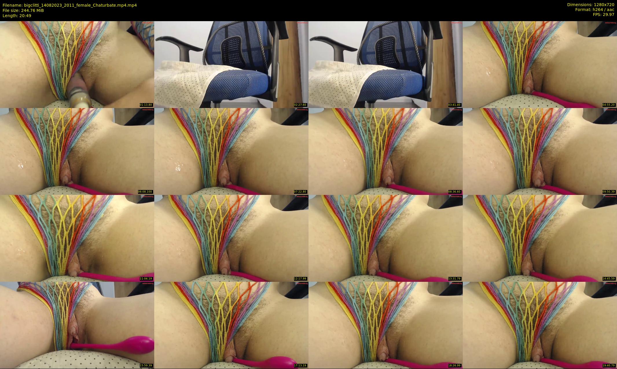 bigclitti — 21 minute Chaturbate female cam show recording, 720p, Aug 14, 2023