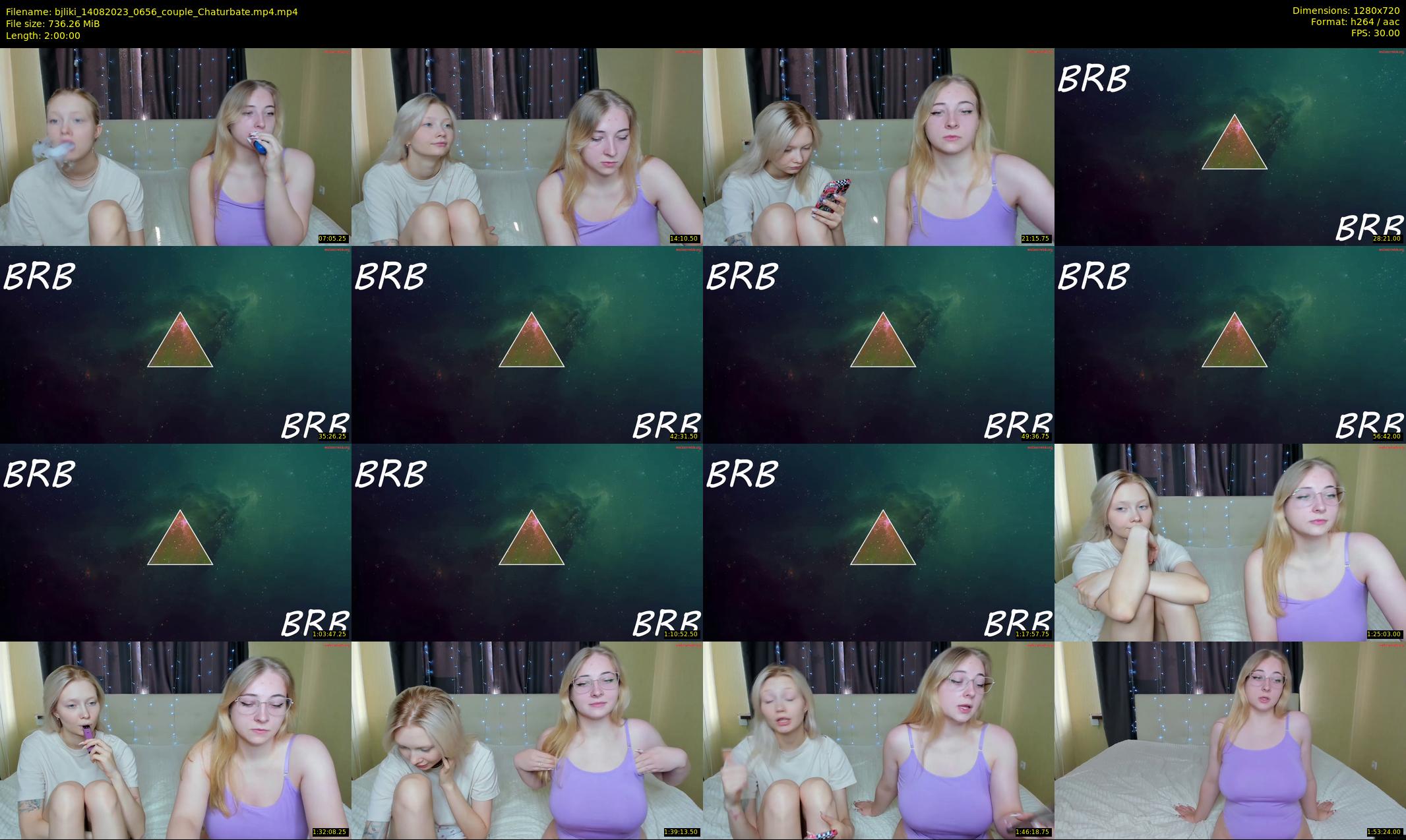 bjliki — 120 minute Chaturbate couple cam show recording, 720p, Aug 14, 2023
