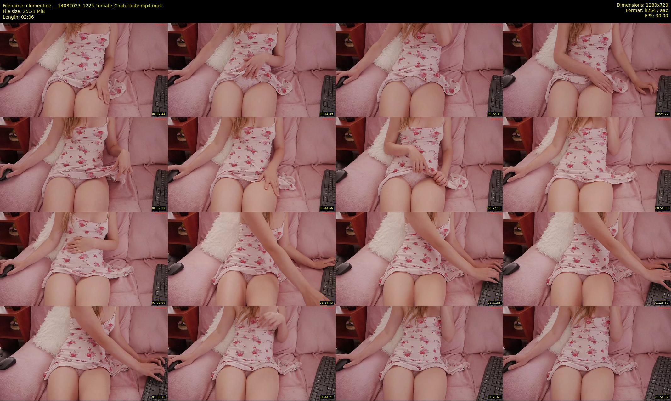 clementine__ — 3 minute Chaturbate female cam show recording, 720p, Aug 14, 2023