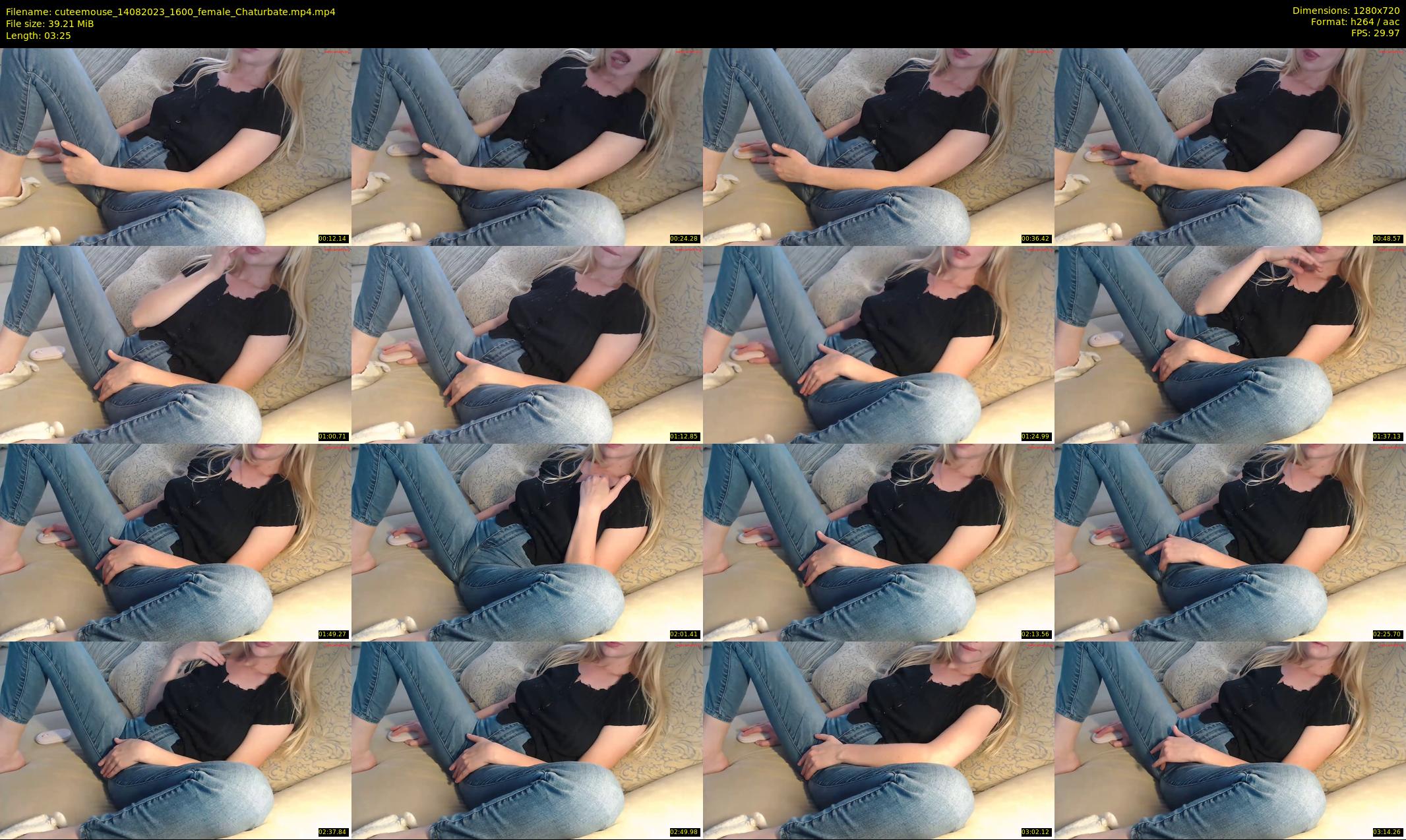 cuteemouse — 4 minute Chaturbate female cam show recording, 720p, Aug 14, 2023