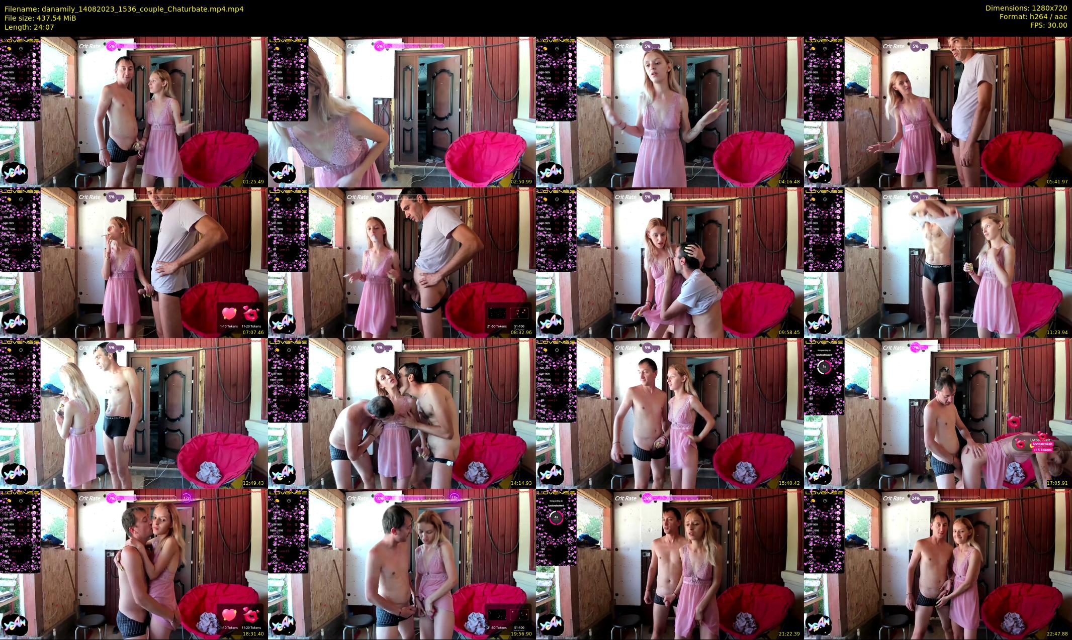 danamily — 25 minute Chaturbate female cam show recording, 720p, Aug 14, 2023