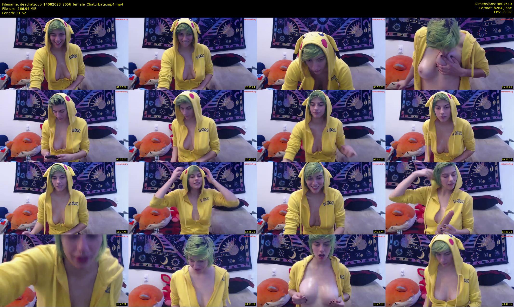 deadratsoup — 22 minute Chaturbate female cam show recording, 480p, Aug 14, 2023
