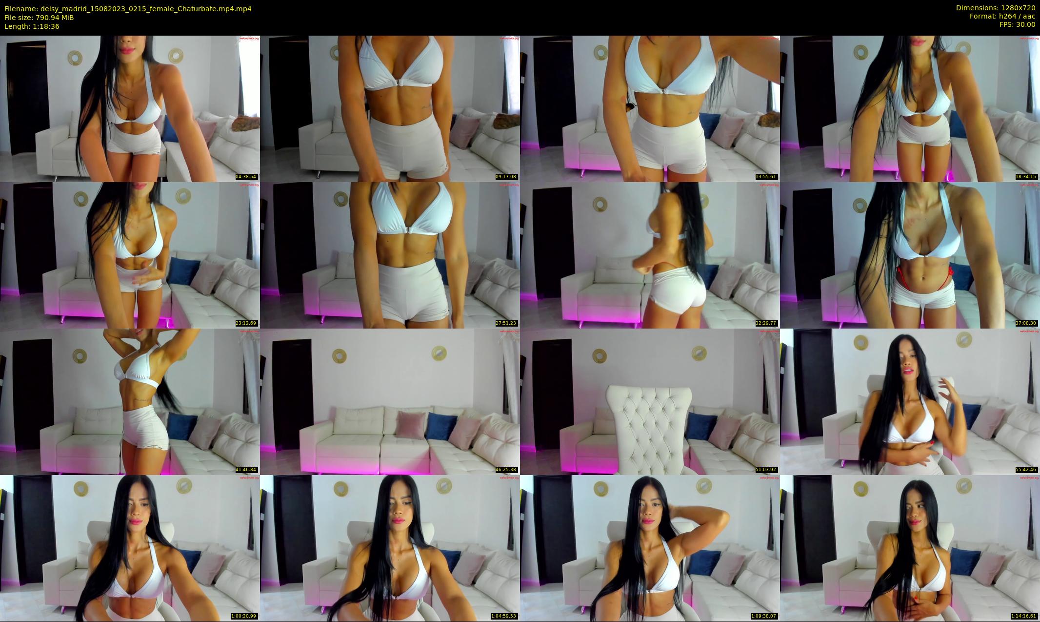 deisy_madrid — 79 minute Chaturbate female cam show recording, 720p, Aug 15, 2023