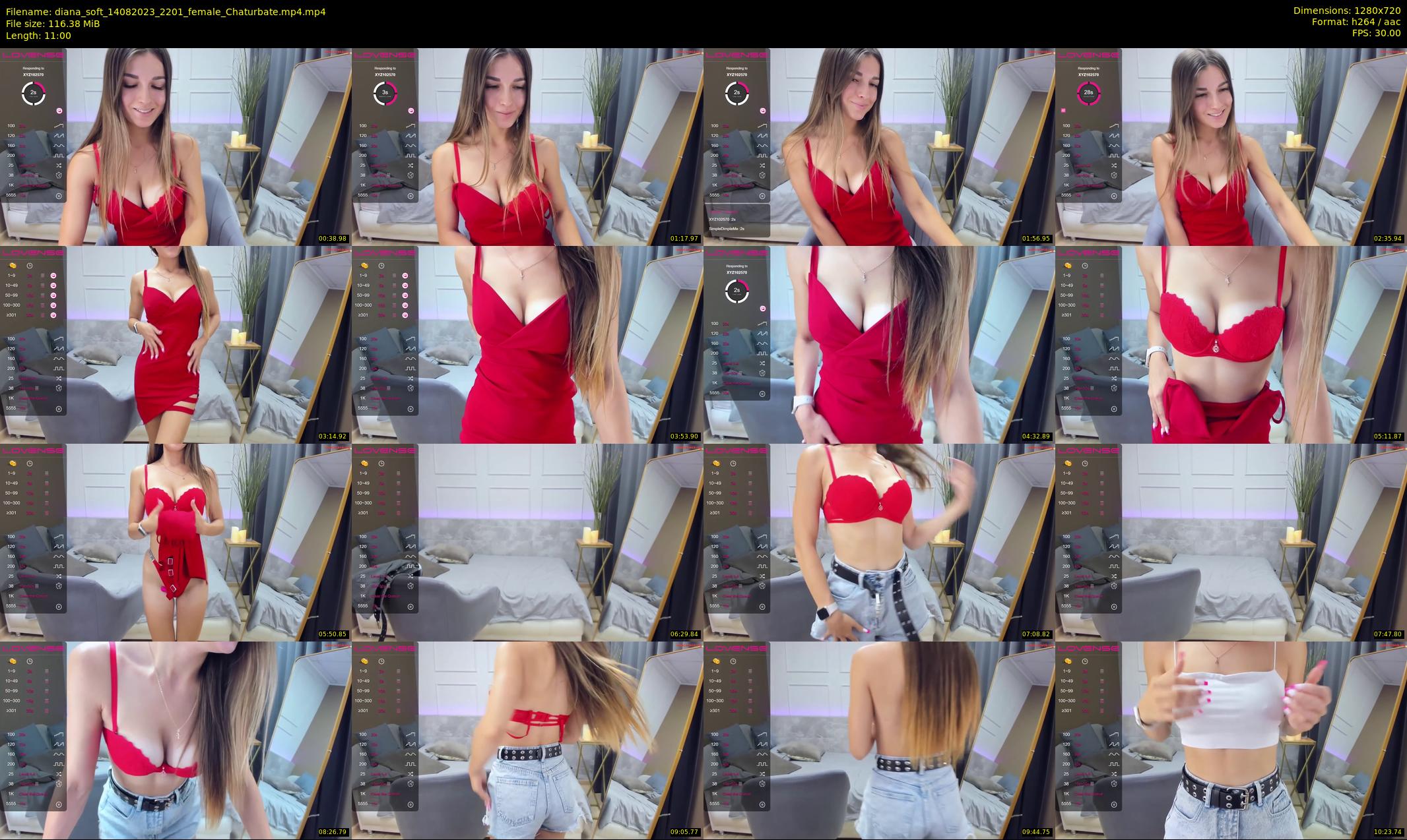 diana_soft — 11 minute Chaturbate female cam show recording, 720p, Aug 14, 2023