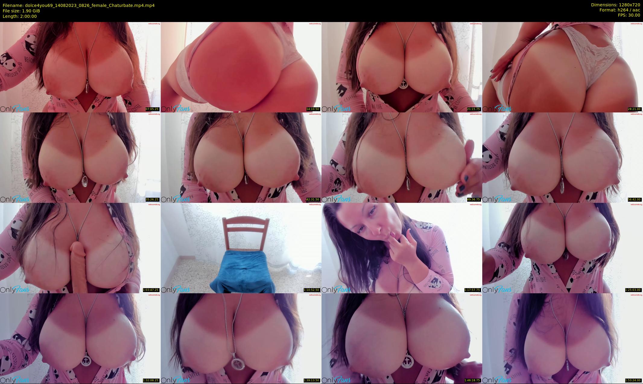 dolce4you69 — 120 minute Chaturbate female cam show recording, 720p, Aug 14, 2023