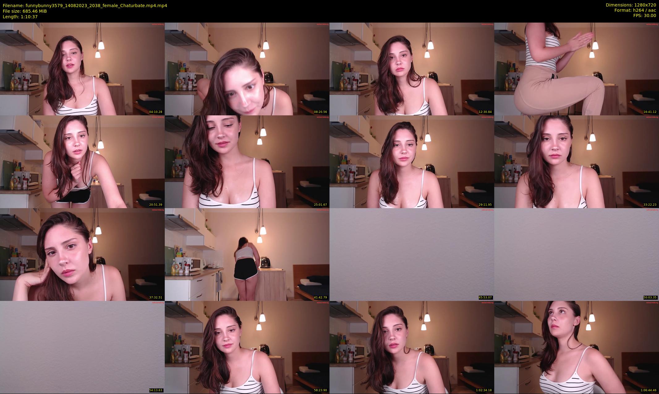 funnybunny3579 — 71 minute Chaturbate female cam show recording, 720p, Aug 14, 2023