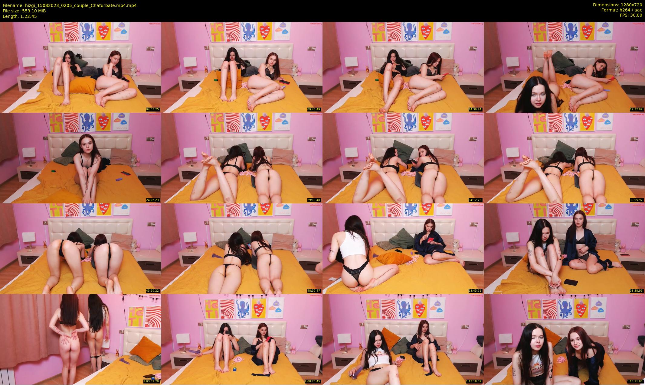 hizgi — 83 minute Chaturbate couple cam show recording, 720p, Aug 15, 2023