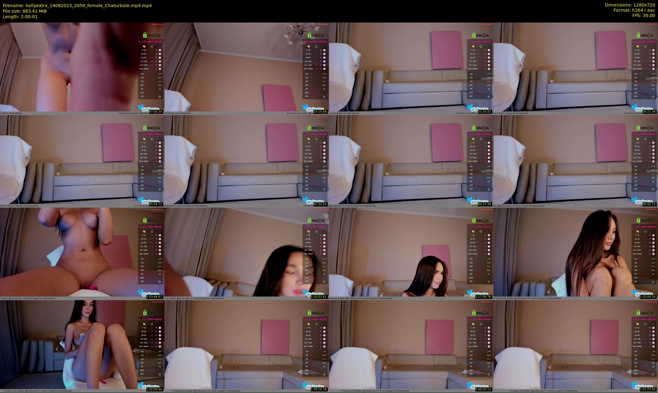 hollyextra — 121 minute Chaturbate female cam show recording, 720p, Aug 14, 2023
