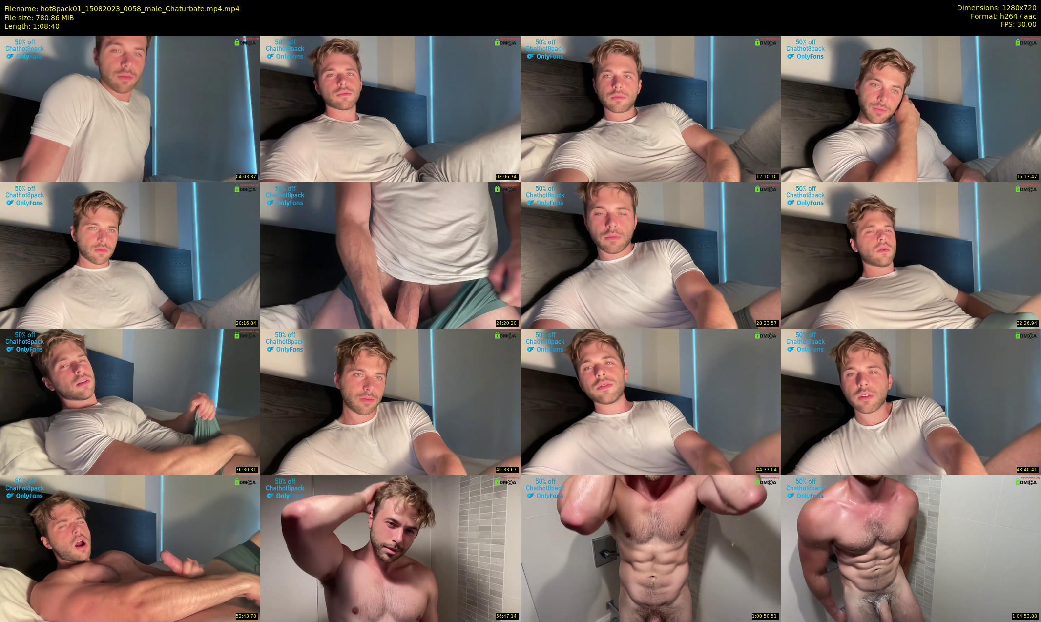 hot8pack01 — 69 minute Chaturbate male cam show recording, 720p, Aug 15, 2023