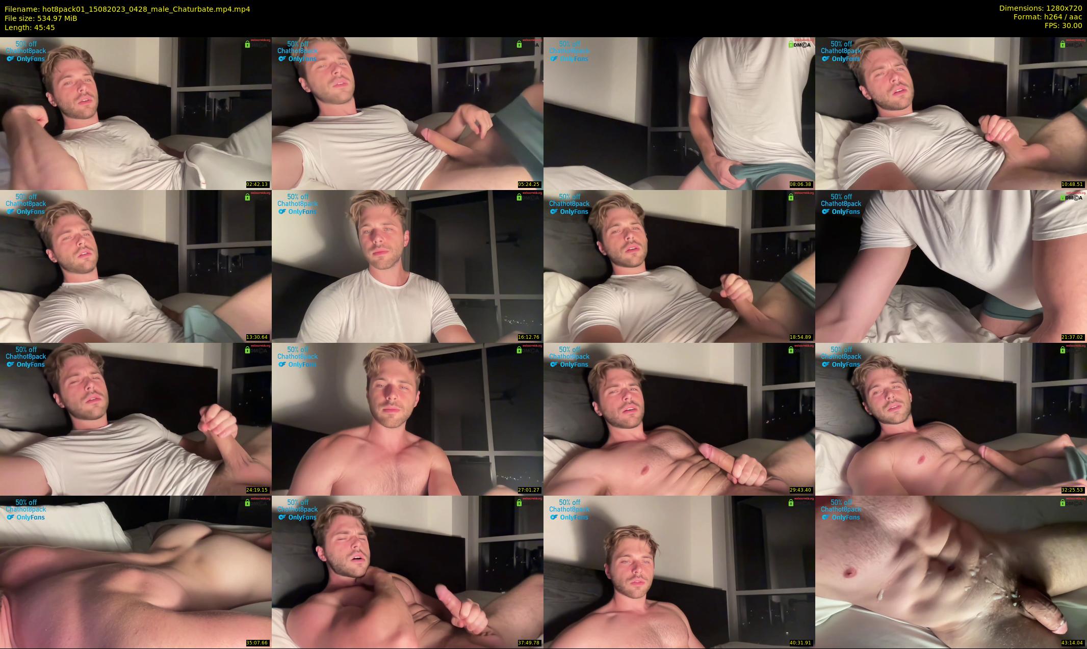 hot8pack01 — 46 minute Chaturbate male cam show recording, 720p, Aug 15, 2023