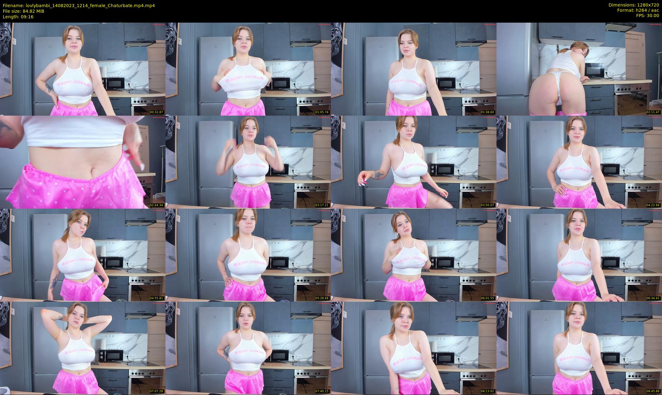 lovlybambi — 10 minute Chaturbate female cam show recording, 720p, Aug 14, 2023