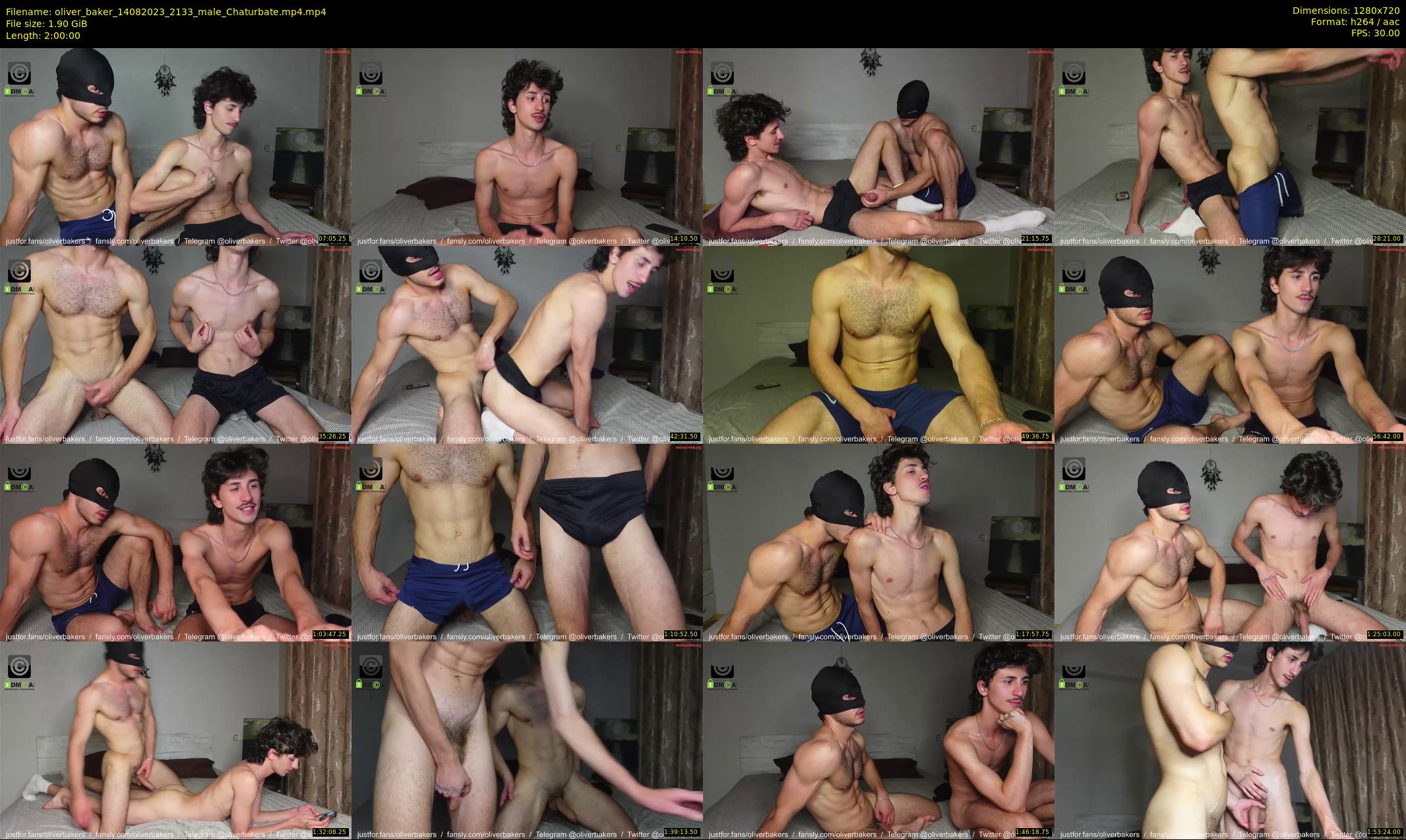 oliver_baker — 120 minute Chaturbate male cam show recording, 720p, Aug 14, 2023