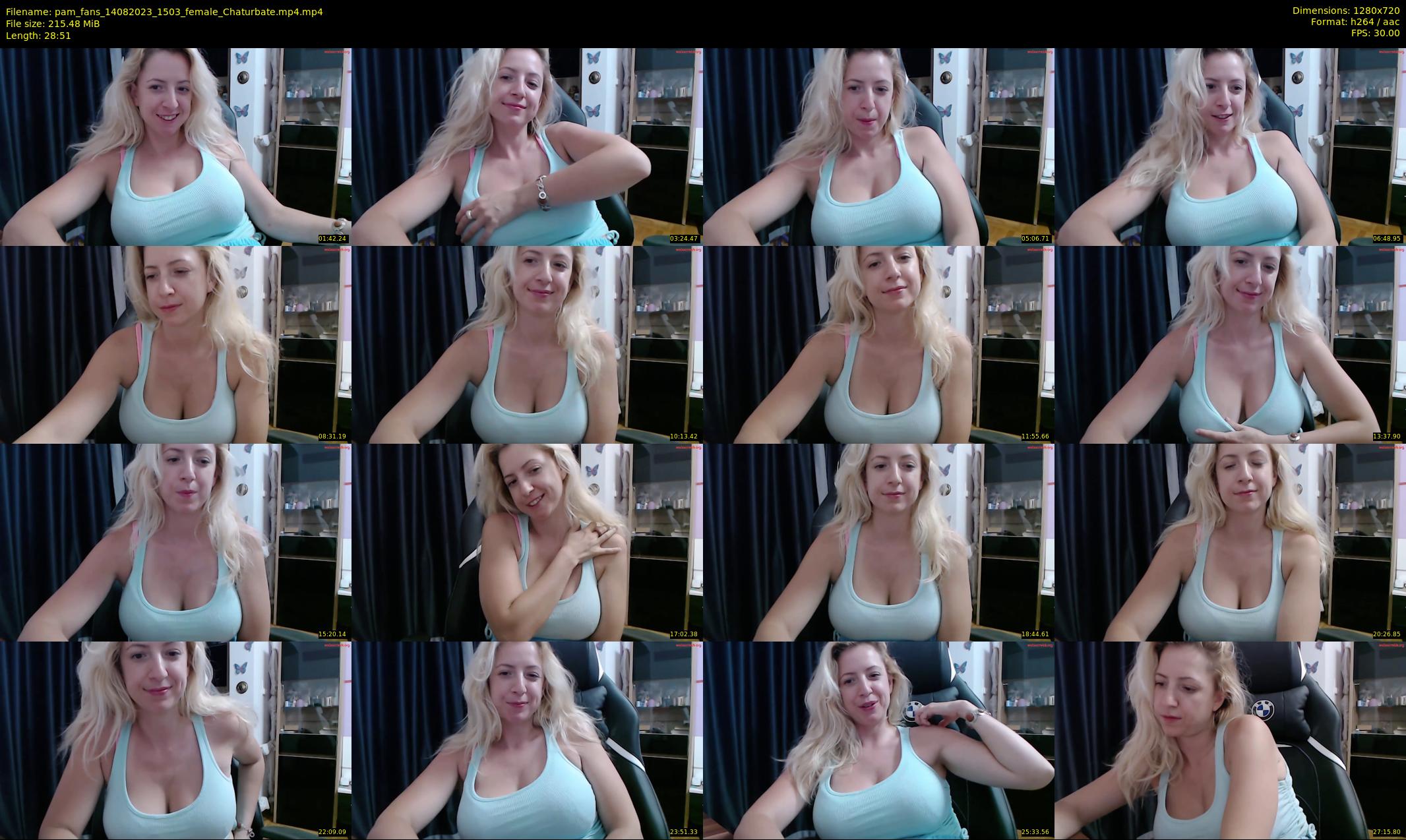 pam_fans — 29 minute Chaturbate female cam show recording, 720p, Aug 14, 2023