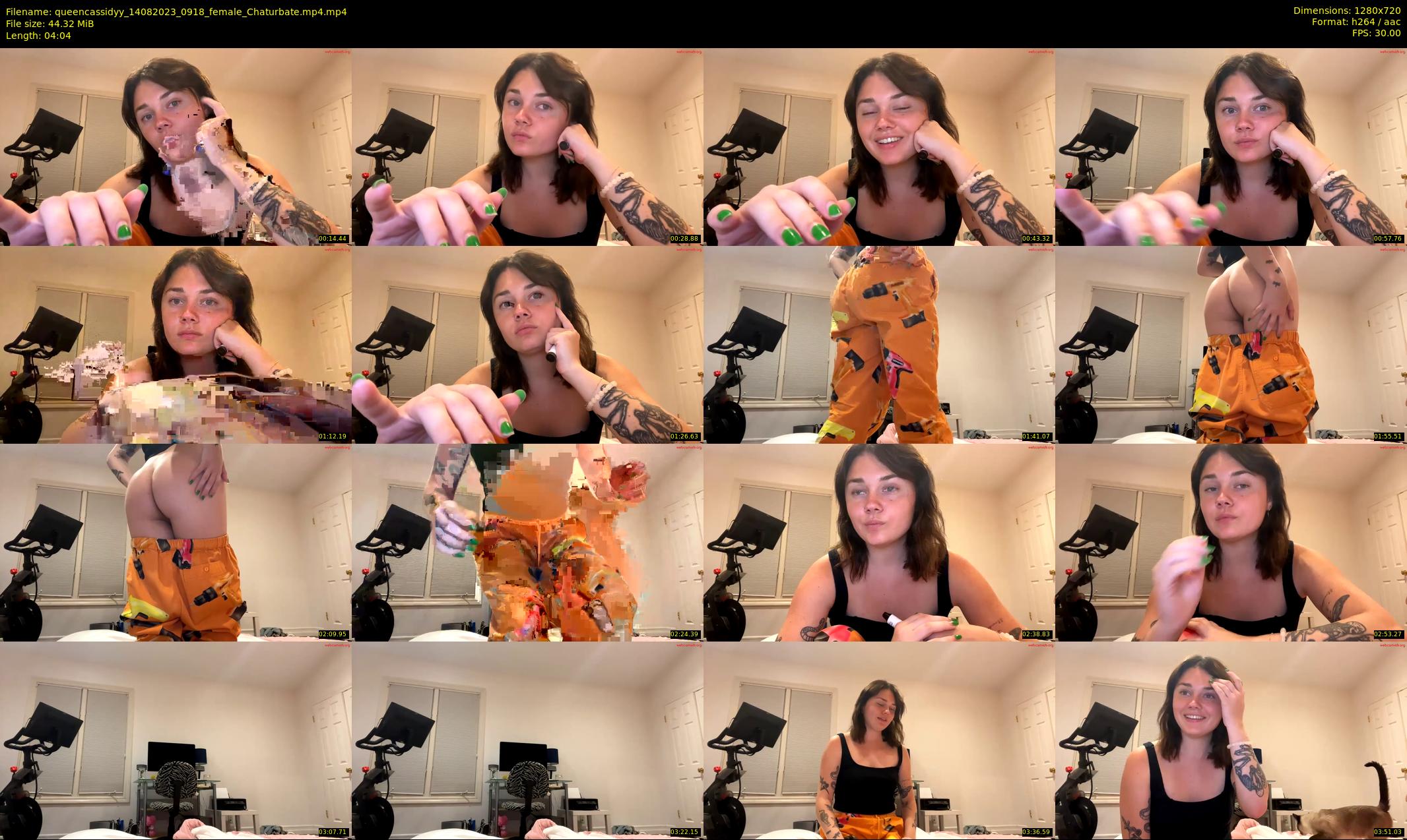 queencassidyy — 5 minute Chaturbate female cam show recording, 720p, Aug 14, 2023