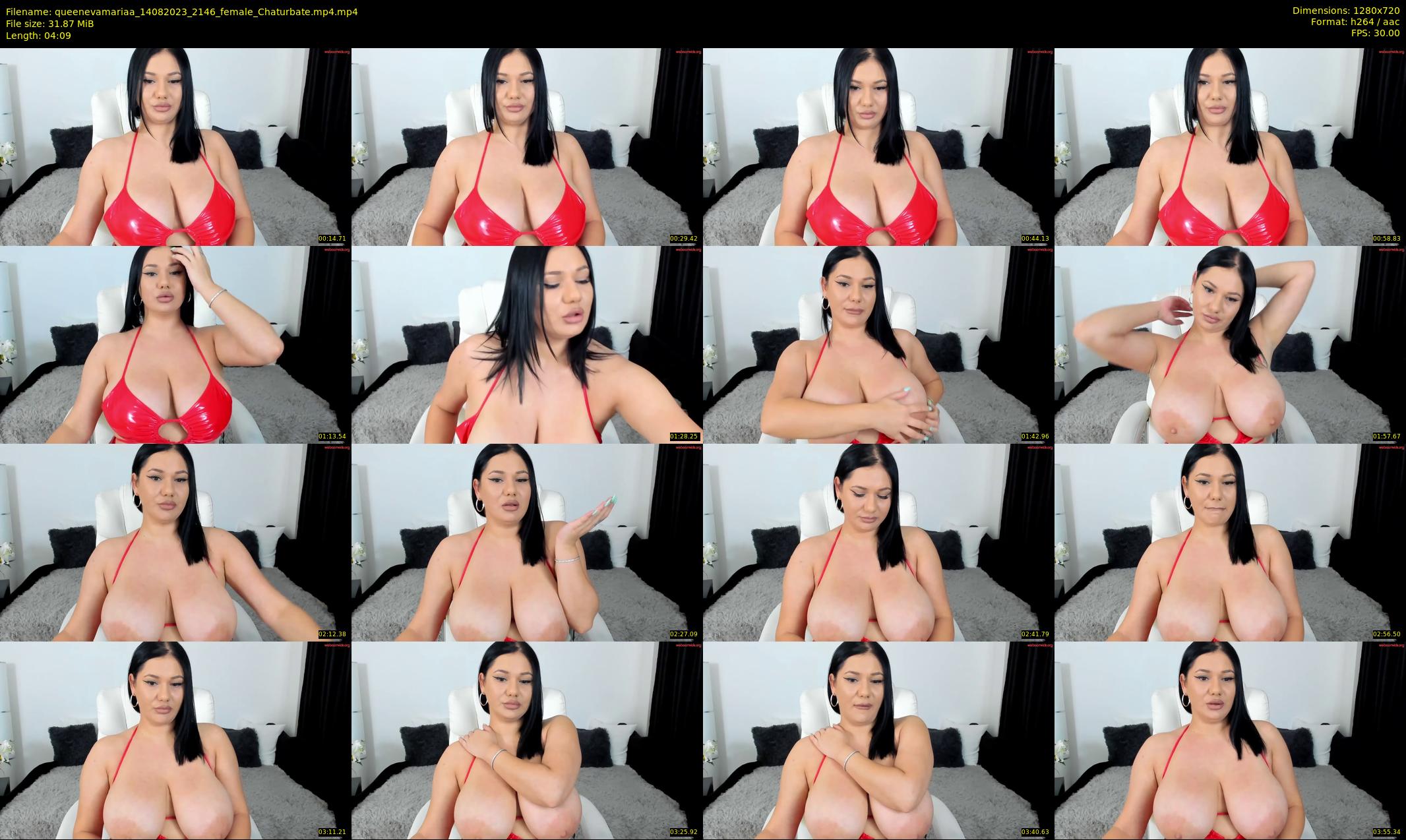 queenevamariaa — 5 minute Chaturbate female cam show recording, 720p, Aug 14, 2023