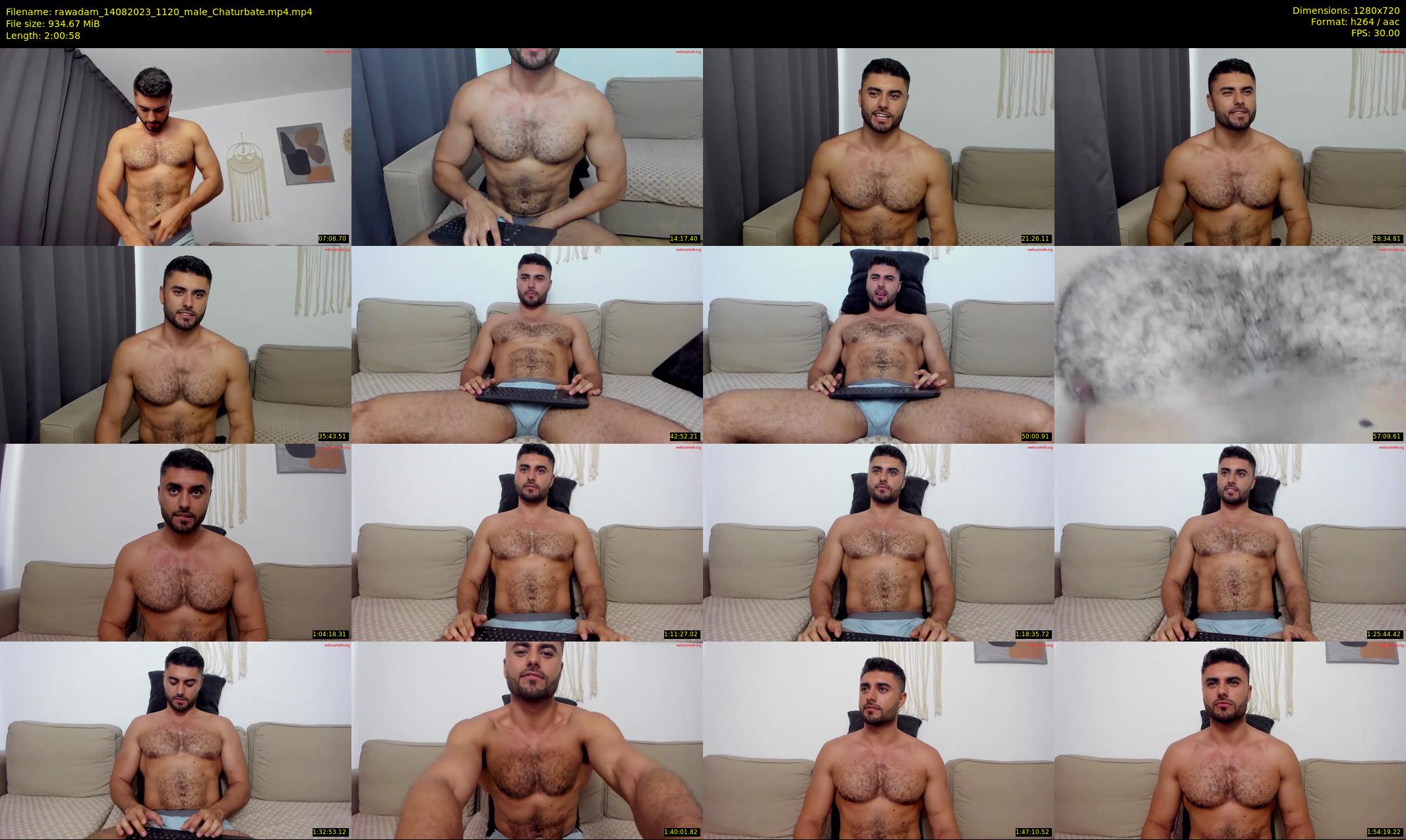 rawadam — 121 minute Chaturbate male cam show recording, 720p, Aug 14, 2023