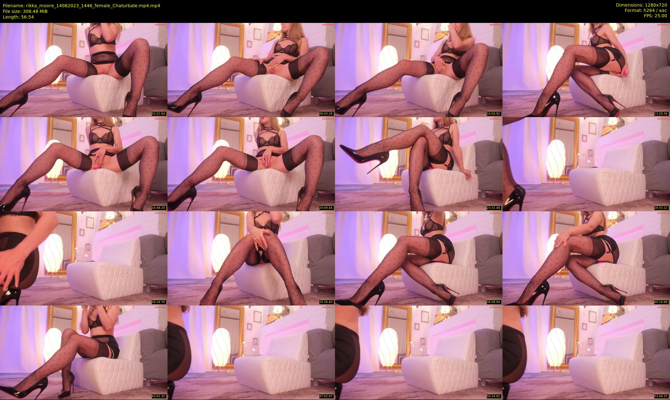 rikka_moore — 57 minute Chaturbate female cam show recording, 720p, Aug 14, 2023