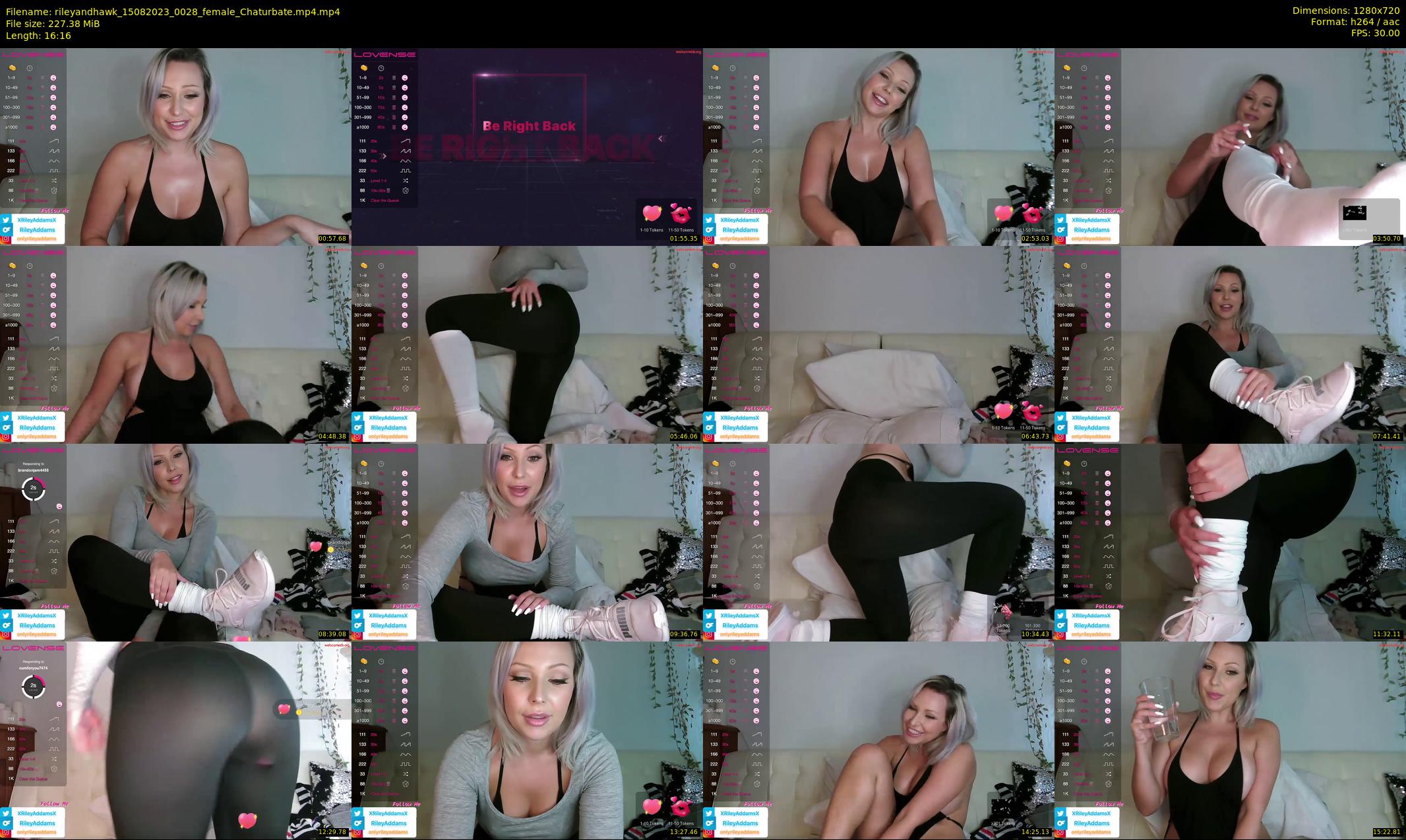 rileyandhawk — 17 minute Chaturbate couple cam show recording, 720p, Aug 15, 2023