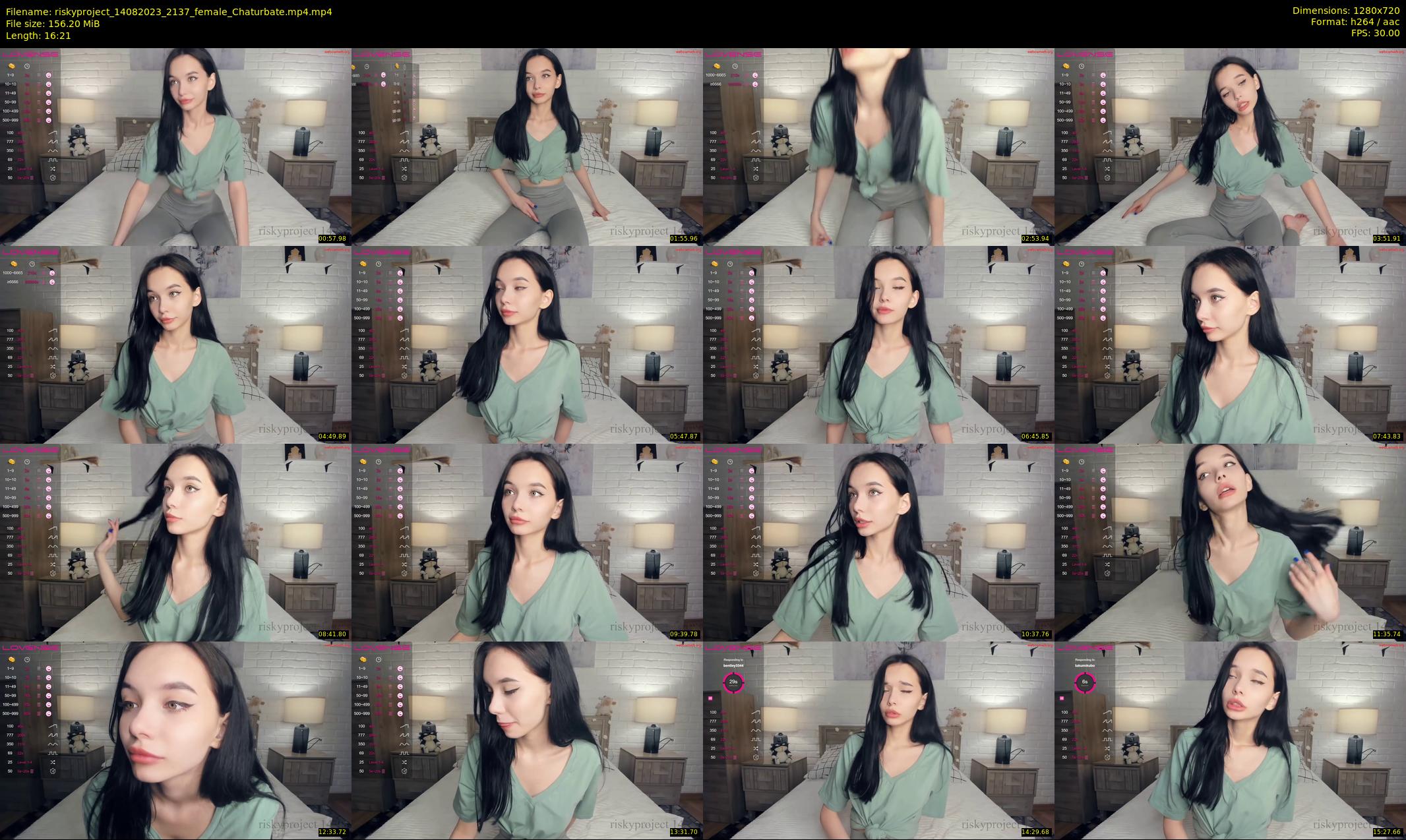 riskyproject — 17 minute Chaturbate couple cam show recording, 720p, Aug 14, 2023