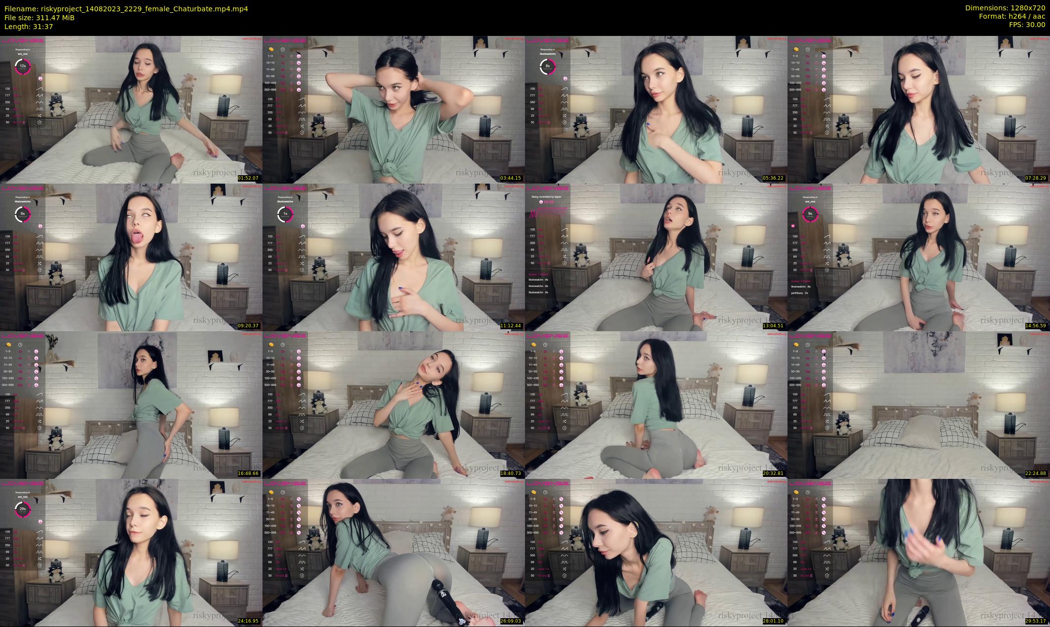 riskyproject — 32 minute Chaturbate couple cam show recording, 720p, Aug 14, 2023